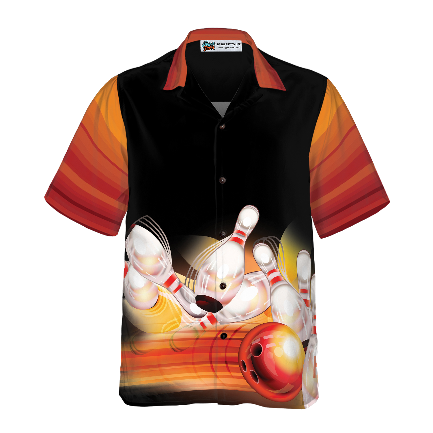 Bowling Ball And Pin Hawaiian Shirt, Unique Bowling Shirt, Best Gift For Bowling Players, Friend, Family