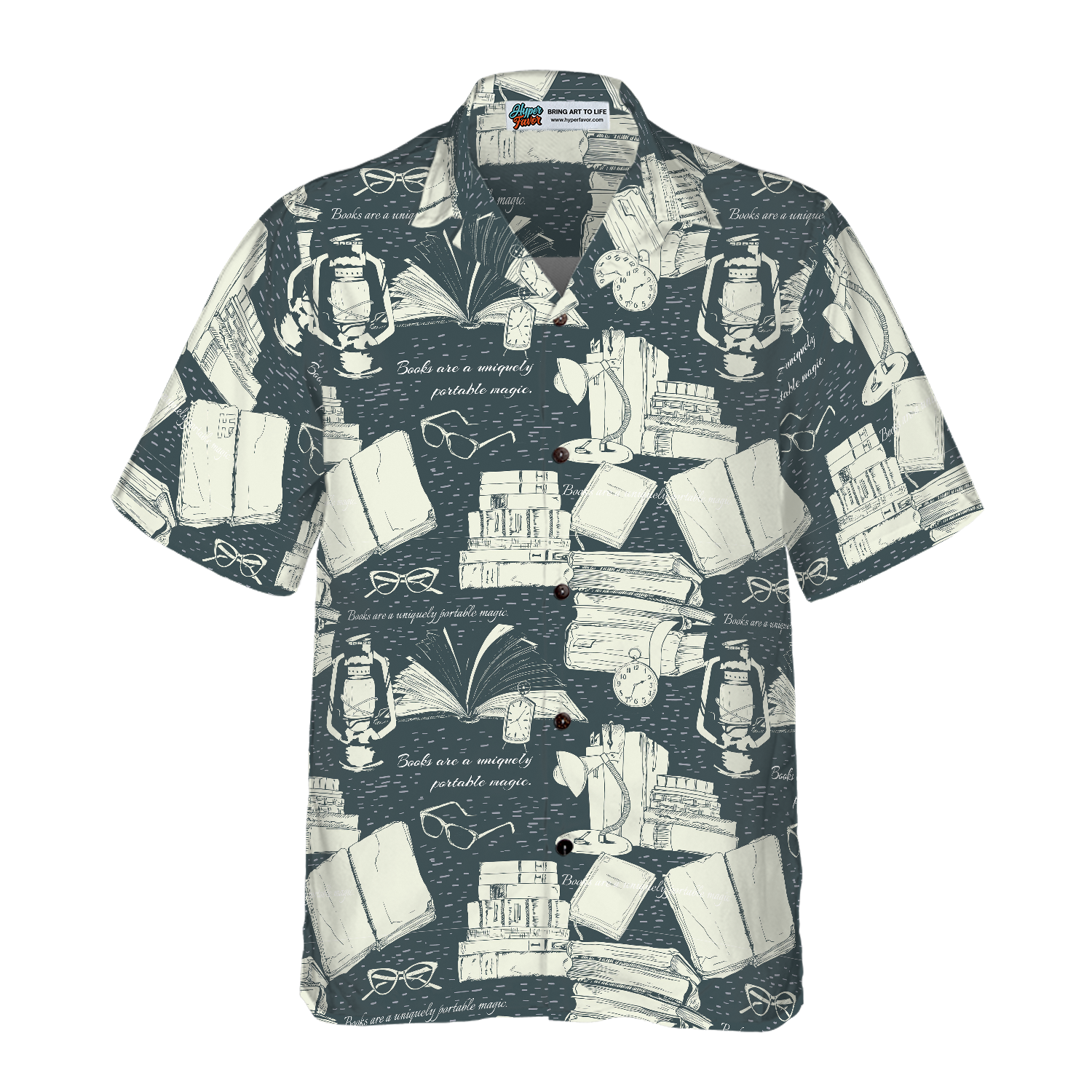 Book Pattern Hawaiian Shirt, Best Gift For Husband, Wife, Boyfriend, Girlfriend, Friend, Family