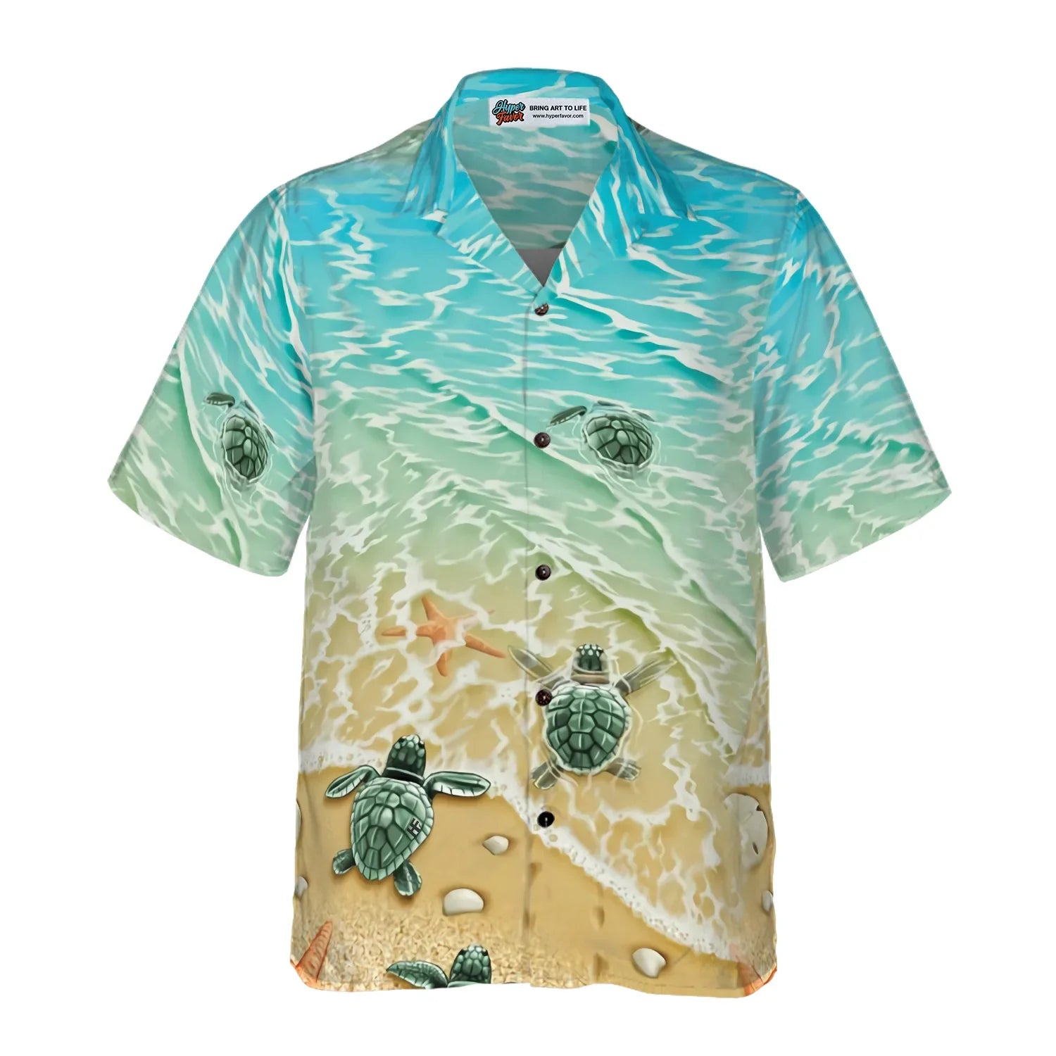 Baby Sea Turtles Hawaiian Shirt, Stylish Turtles Aloha Shirts for Men And Women, Best Gift For Turtles Lovers, Husband, Wife, Boyfriend, Girlfriend