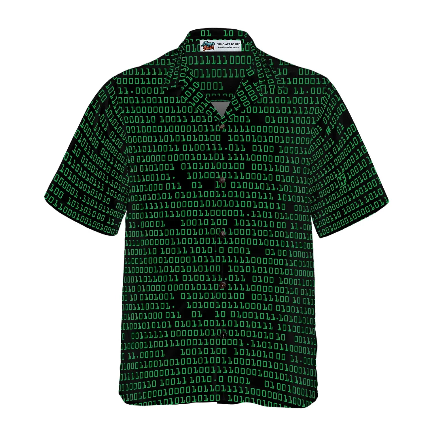 Binary Code Skull Hawaiian Shirt, Binary Code Aloha Shirt - Perfect Gift For Family, Friends, Husband, Boyfriend
