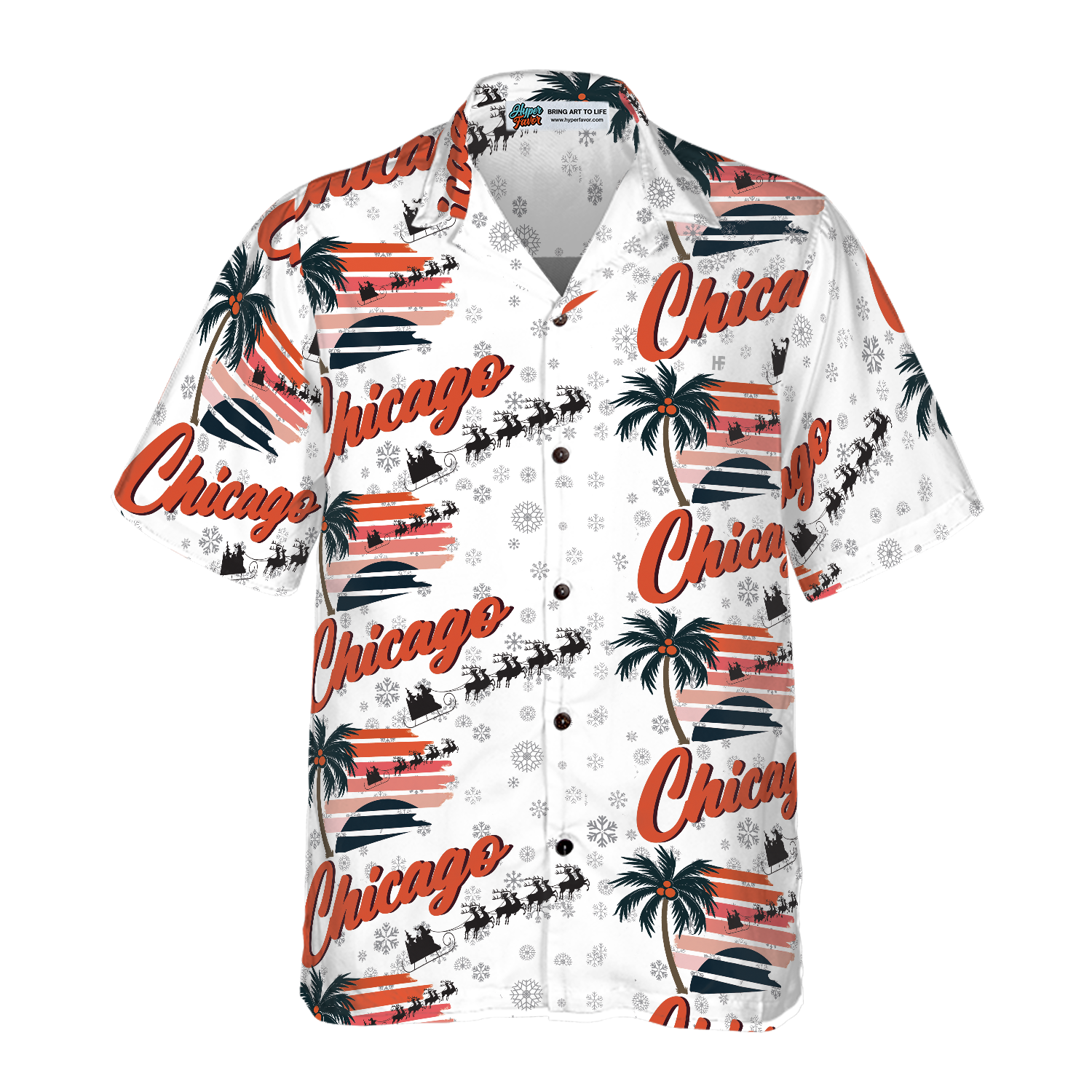 Chicago Winter Hawaiian Shirt, Best Gift For Chicago Lover, Friend, Family