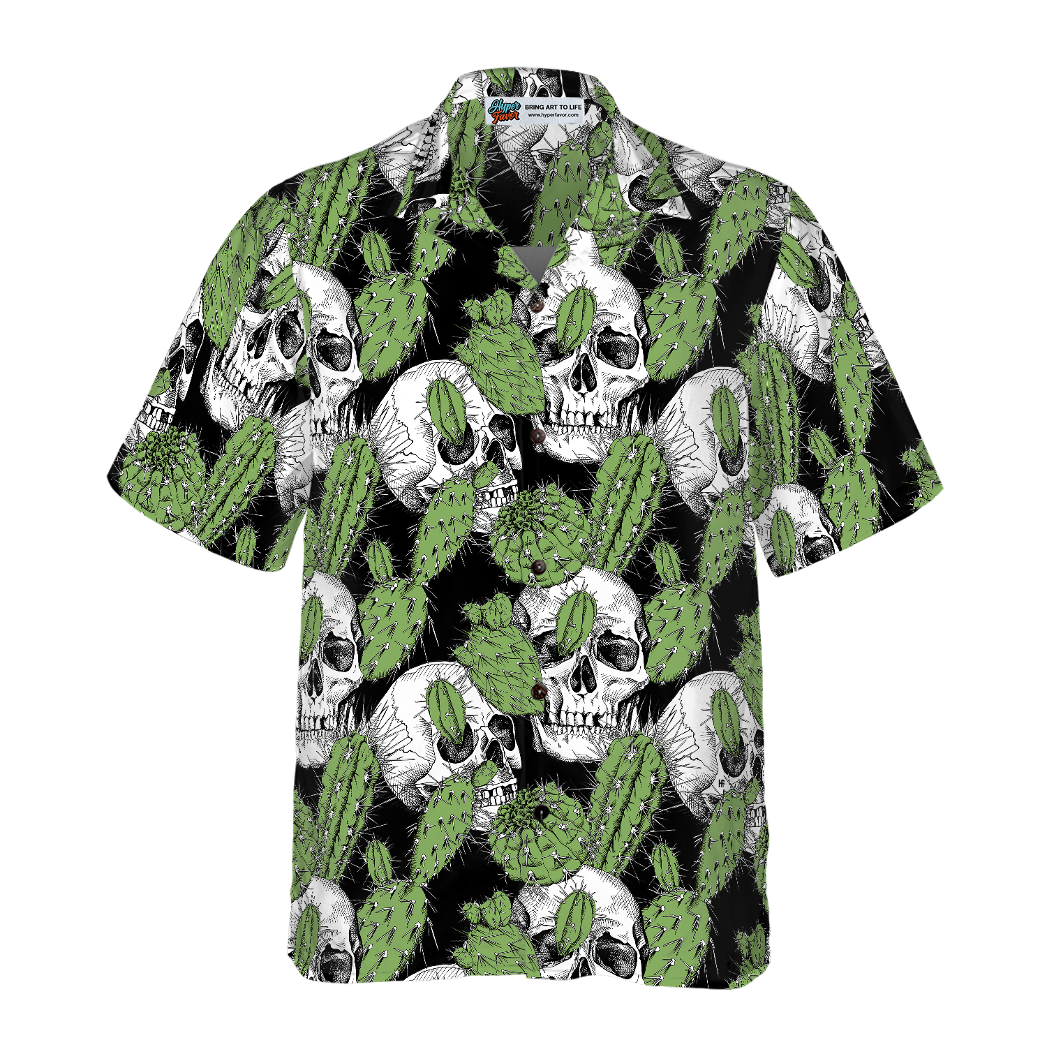 Cactus Skull Shirt For Men Hawaiian Shirt, Best Gift For Friend, Family