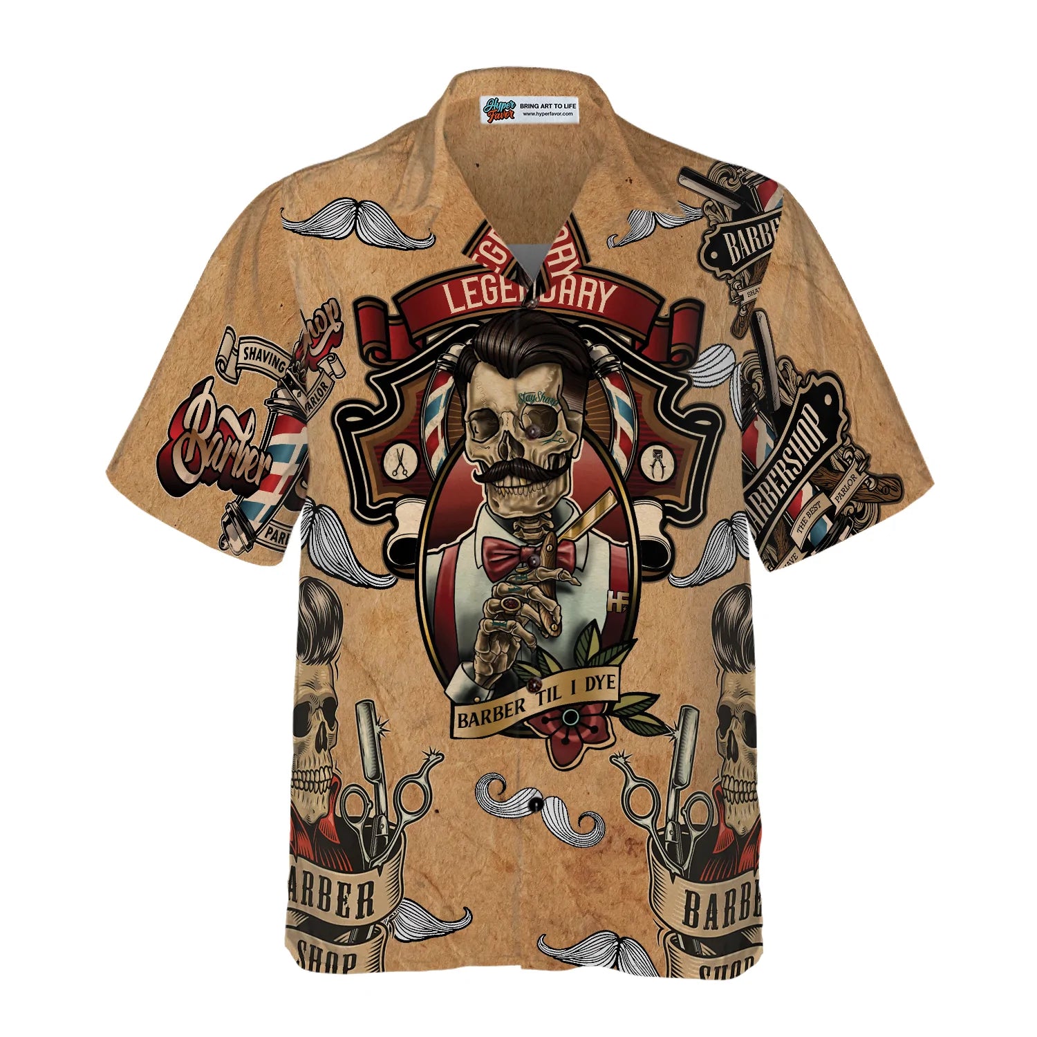 Barber Hawaiian Shirt, Barber Til I Dye Legendary Aloha Shirt Summer For Men, Best Gift For Barber, Summer, Husband, Boyfriend