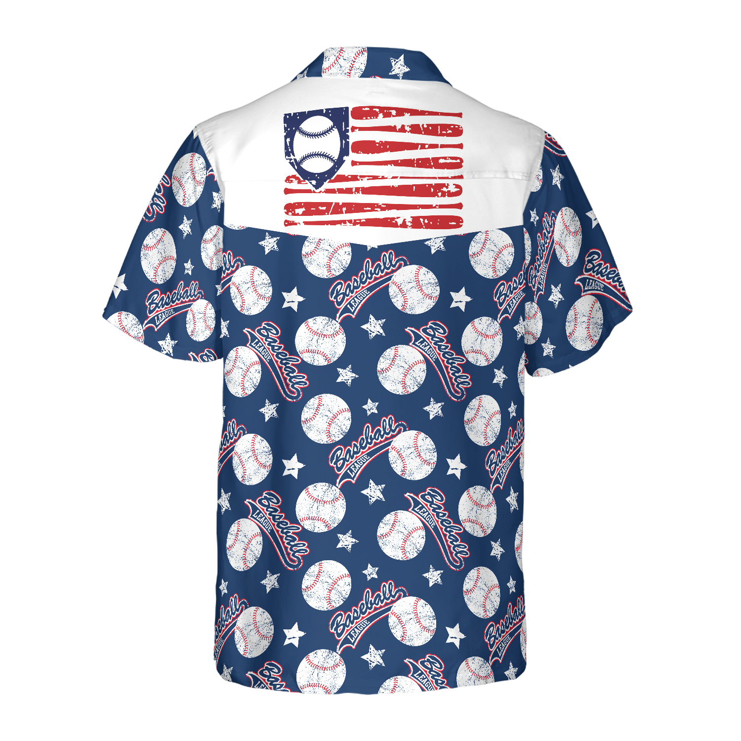 Baseball Star, US Flag Hawaiian Shirt, Best Gift For Baseball Players, Friend, Family