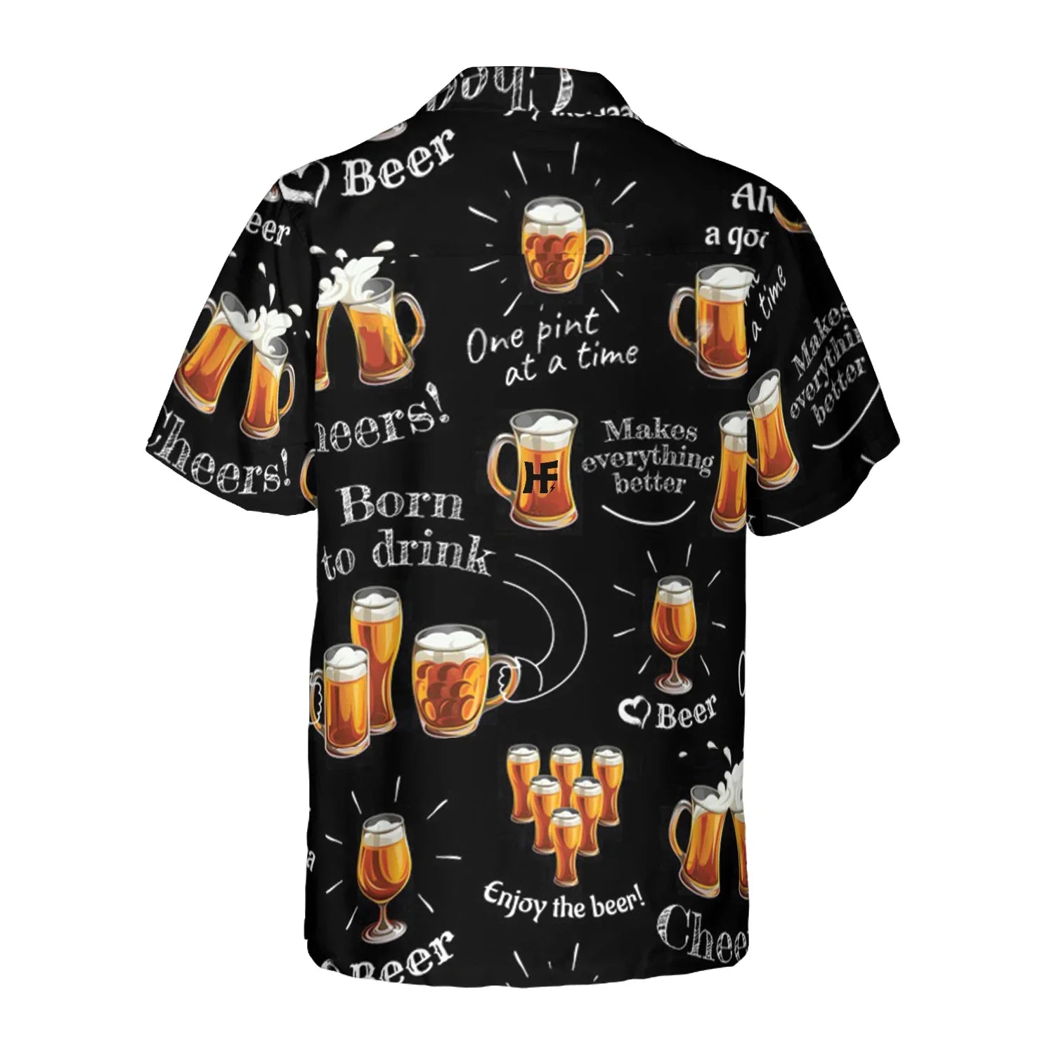 Beer Born To Drink Hawaiian Shirt, Beer Makes Everything Better Hawaiian Shirt, Beer Tropical Summer Aloha Shirt For Men And Women, Perfect Gift For Beer Lovers, Friends, Husband, Boyfriend, Family
