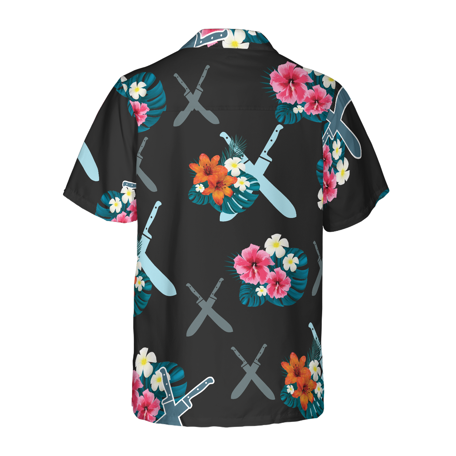 Chef Knives Tropical Hawaiian Shirt, Best Gift For Chef, Friend, Family