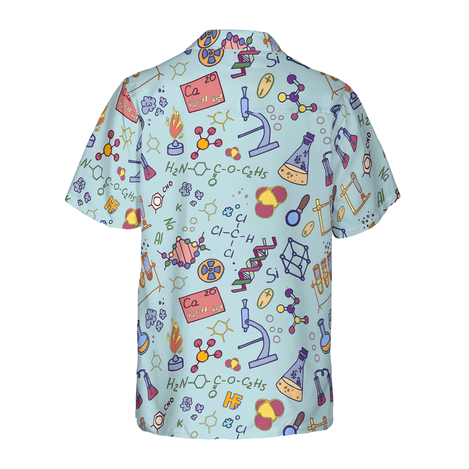 Chemistry Teacher Pattern Hawaiian Shirt, Best Gift For Chef, Friend, Family