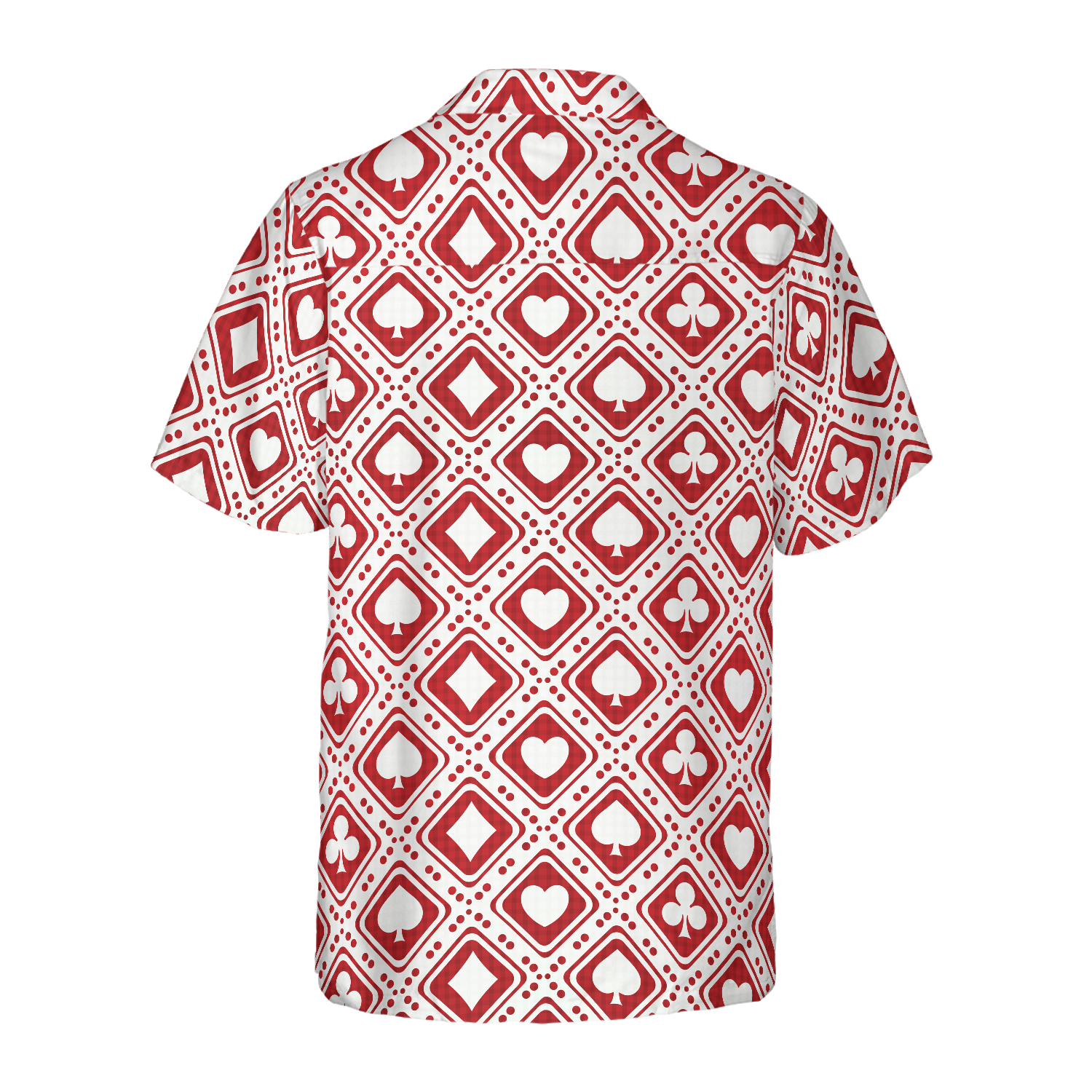 Casino Red Pattern Hawaiian Shirt, Best Gift For Husband, Wife, Boyfriend, Girlfriend, Friend, Family
