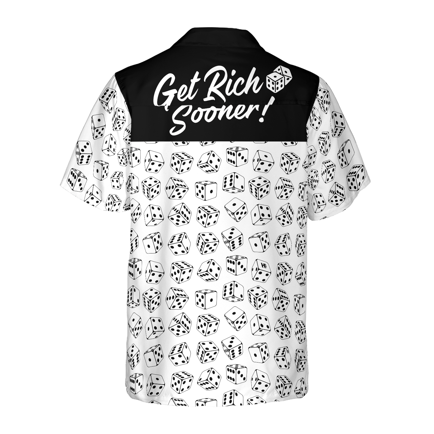 Casino Dice Pattern Get Rich Sooner Hawaiian Shirt, Best Gift For Husband, Wife, Boyfriend, Girlfriend, Friend, Family