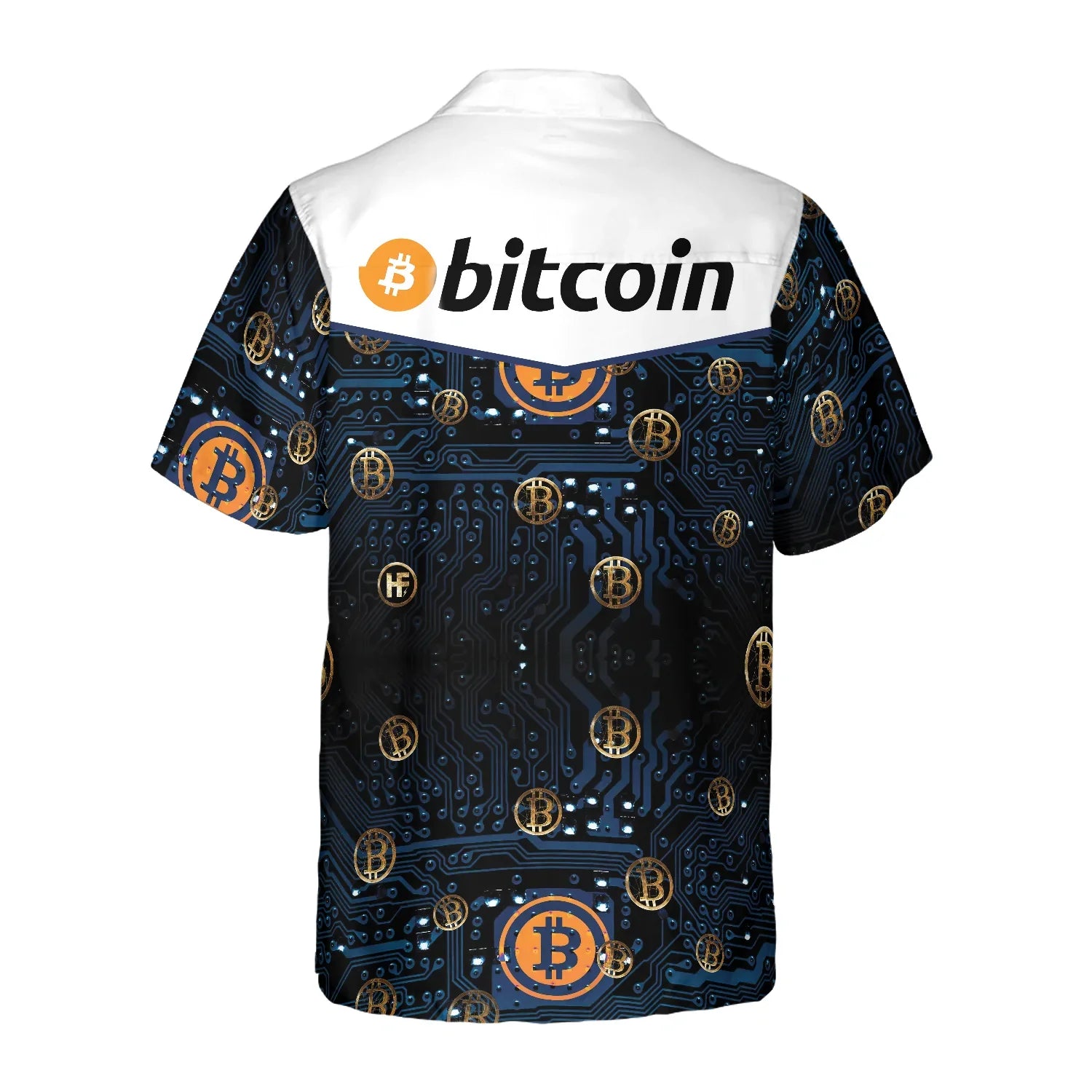 Bitcoin Logo Hawaiian Shirt, Bitcoin Aloha Shirt For Men - Perfect Gift For Bitcoin Lovers, Family, Friends, Husband, Boyfriend
