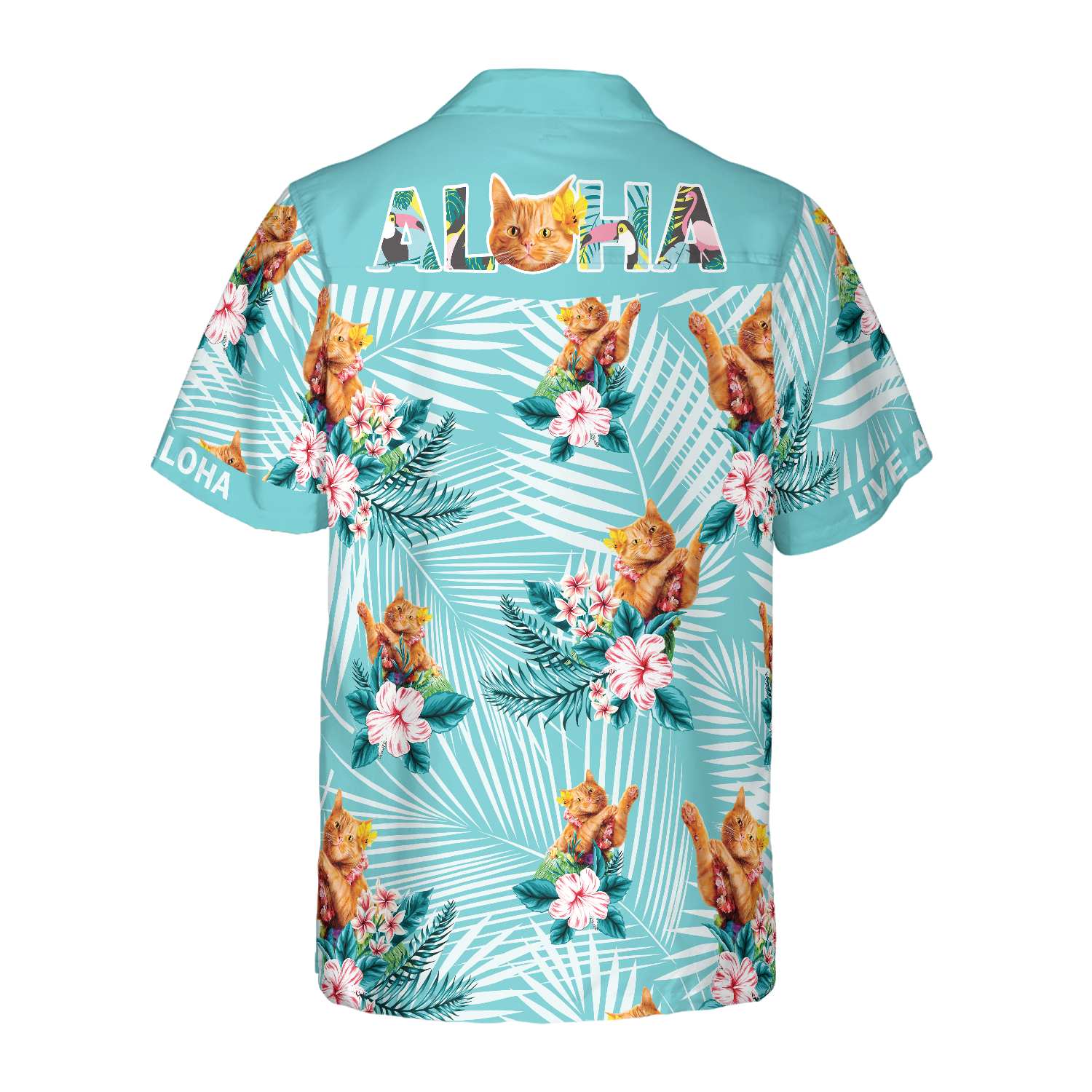 Cat Aloha Hawaiian Shirt, Best Gift For Cat Lover, Husband, Wife, Boyfriend, Girlfriend, Friend, Family