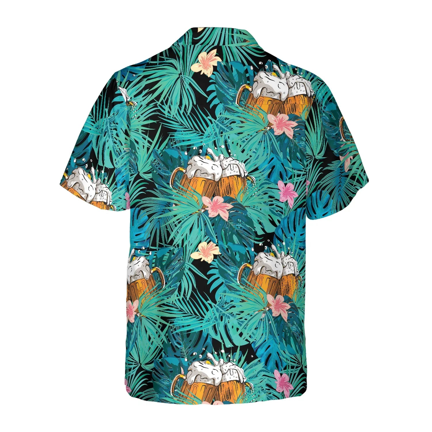 Beer Tropical Hawaiian Shirt, Beer Tropical Summer Flowers And Leaves Aloha Shirt For Men And Women, Perfect Gift For Beer Lovers, Friends, Husband, Boyfriend, Family