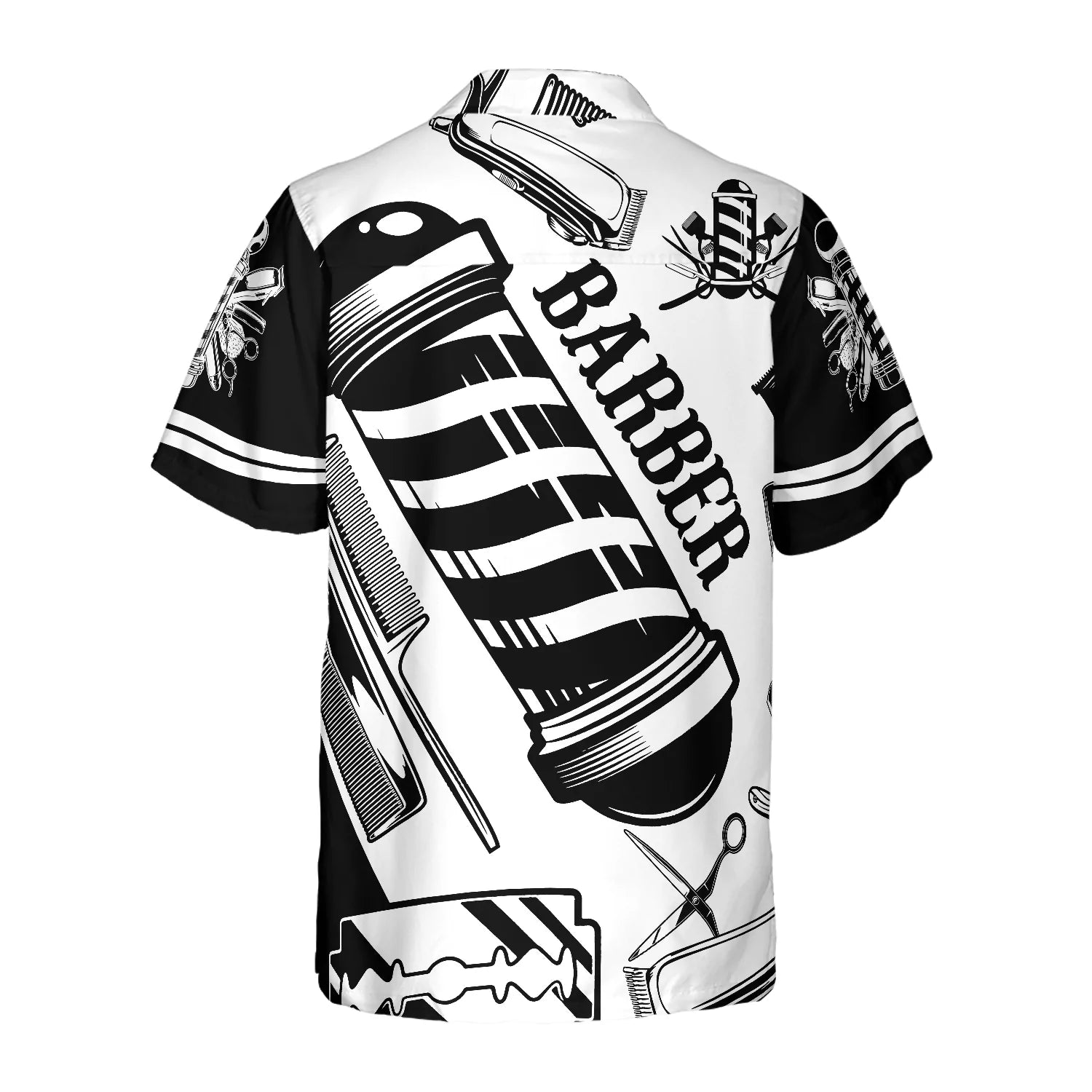 Barber Hawaiian Shirt, Barber Is My Life Aloha Shirt Summer For Men, Best Gift For Barber, Summer, Husband, Boyfriend