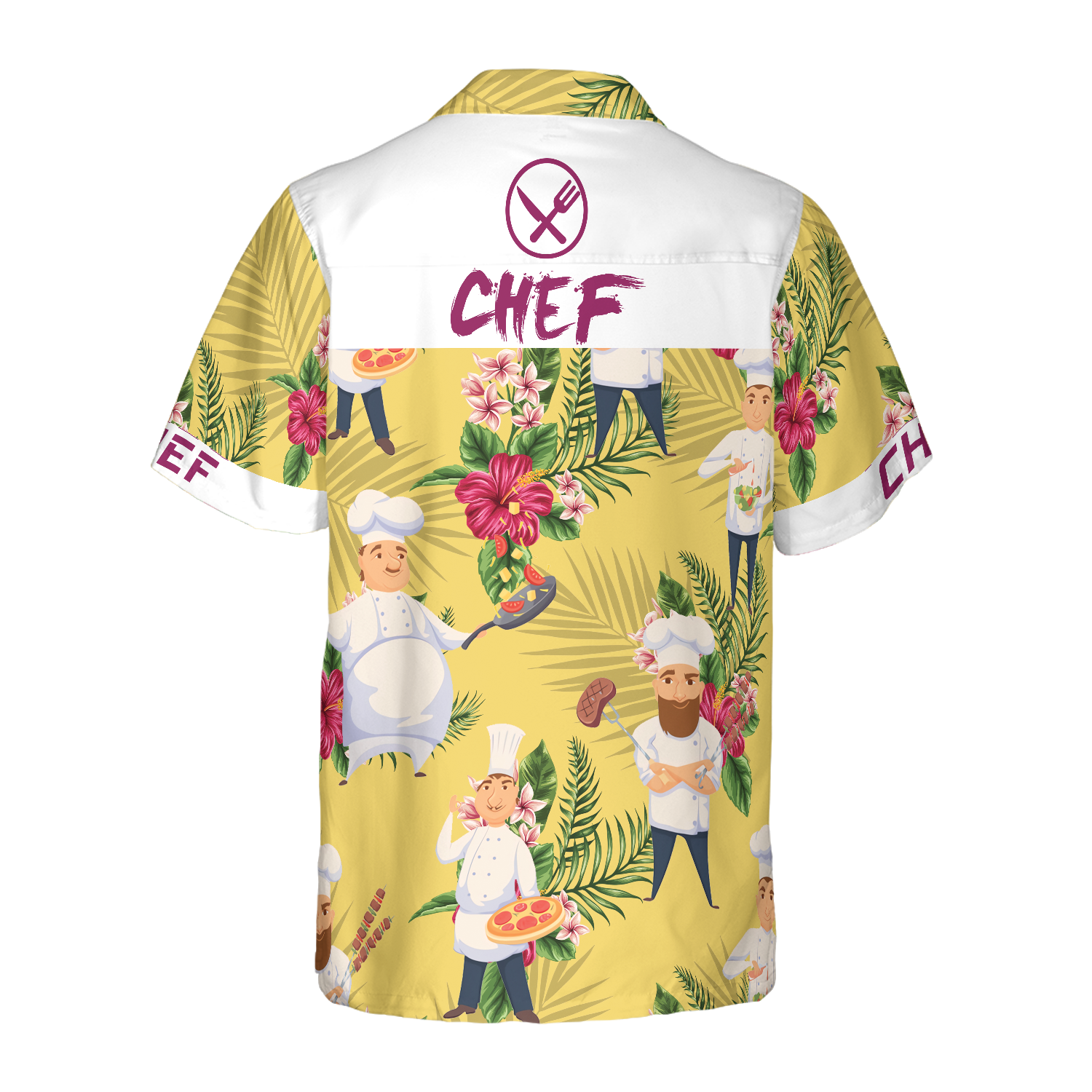 Chef Hawaiian Shirt, Flower Hawaiian Shirt, Best Gift For lover, Friend, Family