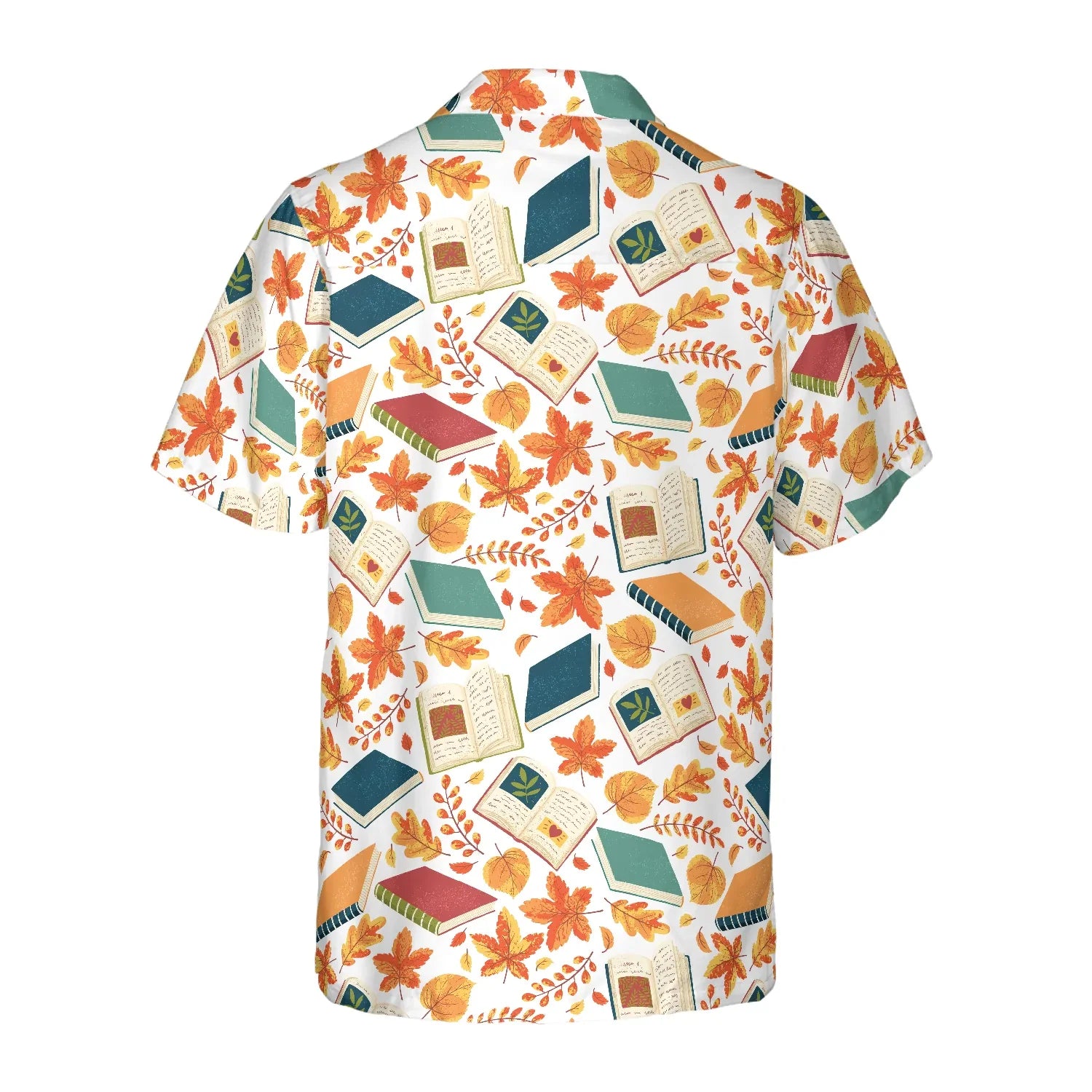 Autumn Pattern Back To School Teacher Hawaiian Shirt, Autumn Is Time To Back To School Aloha Shirt for Men And Women, Best Gift For Teachers, Students