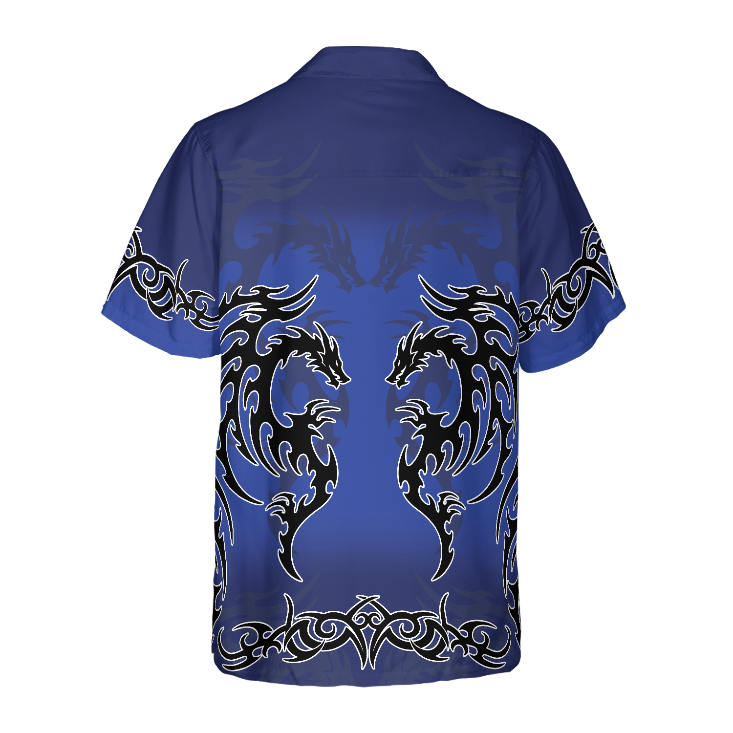 Blue Tribal Dragon Hawaiian Shirt, Best Gift For lover, Friend, Family