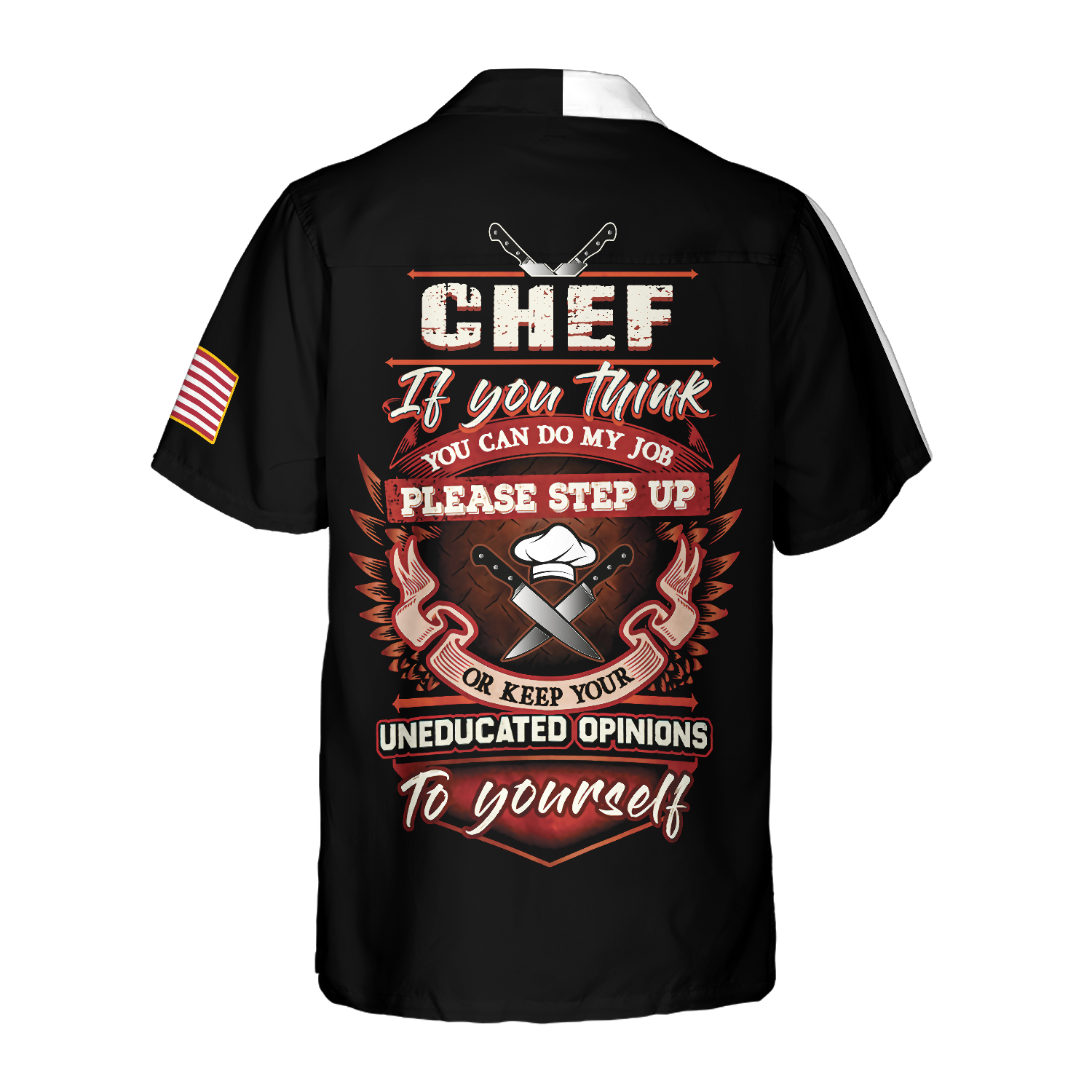 Chef Proud Skull Hawaiian Shirt, If You Think You Can Do My Job Please Step Up Or Keep Your educated Opinions To Yourself Hawaiian Shirt Best Gift For Chef, Friend, Family