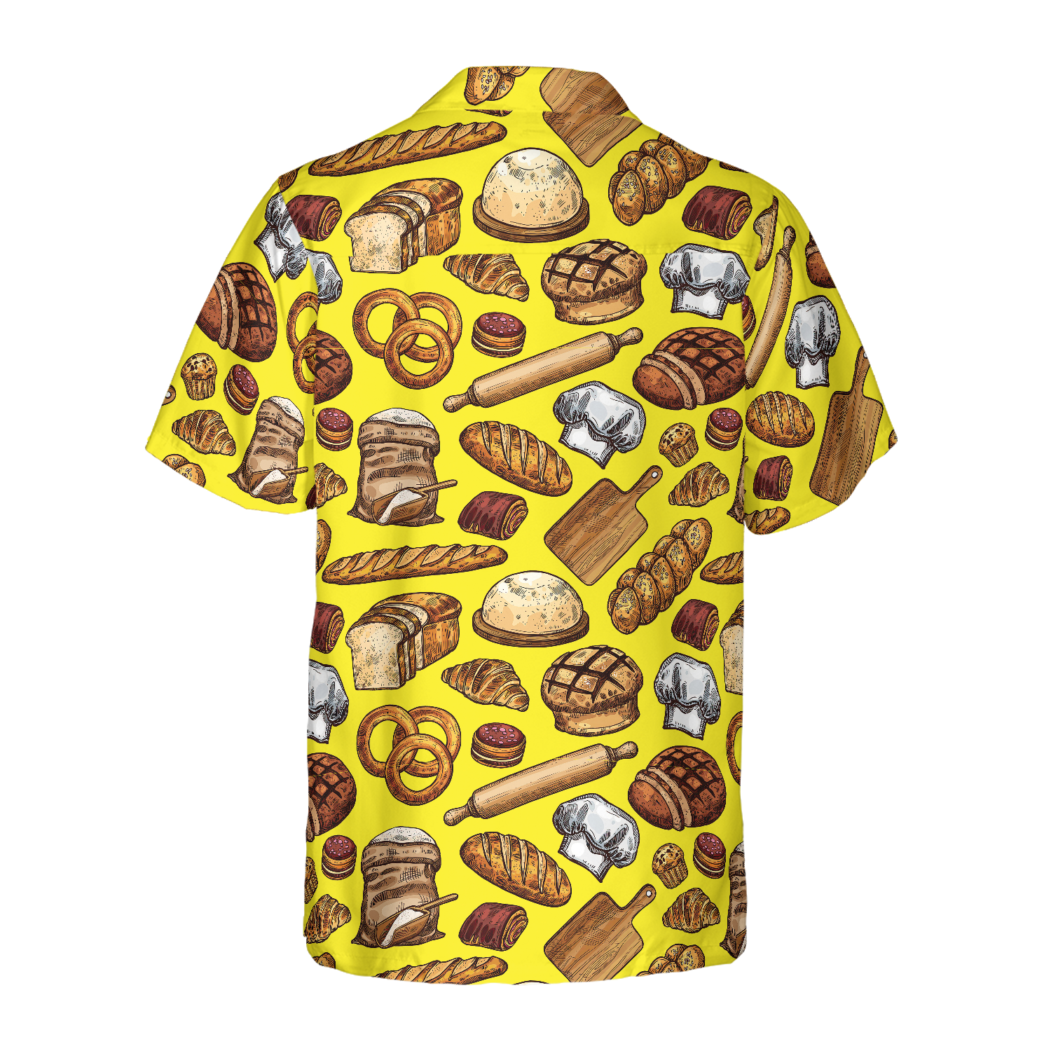 Bread And Pastry Food Hawaiian Shirt, Best Gift For Husband, Wife, Boyfriend, Girlfriend, Friend, Family