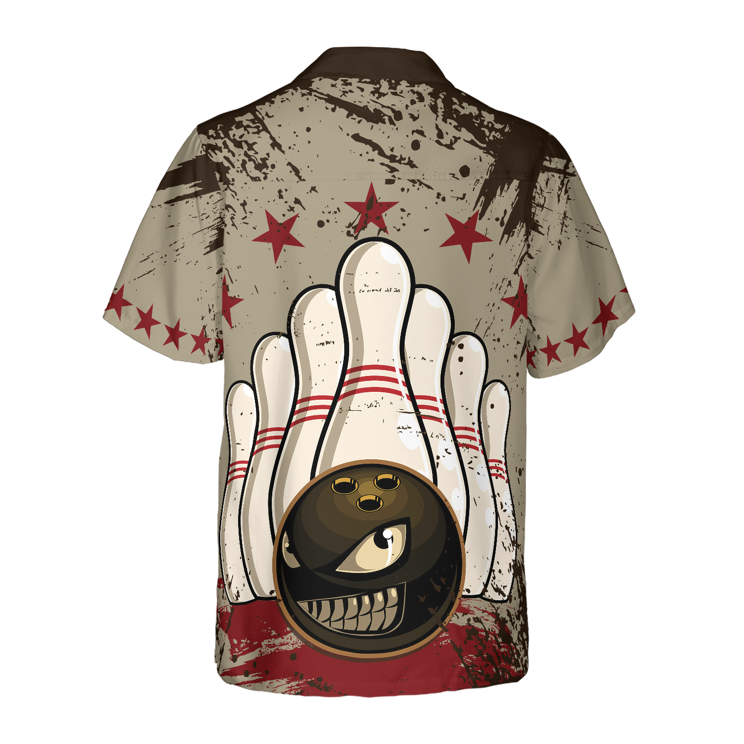 Bowling Ball Vintage Background Hawaiian Shirt, Unique Bowling Shirt, Best Gift For Bowling Players, Friend, Family