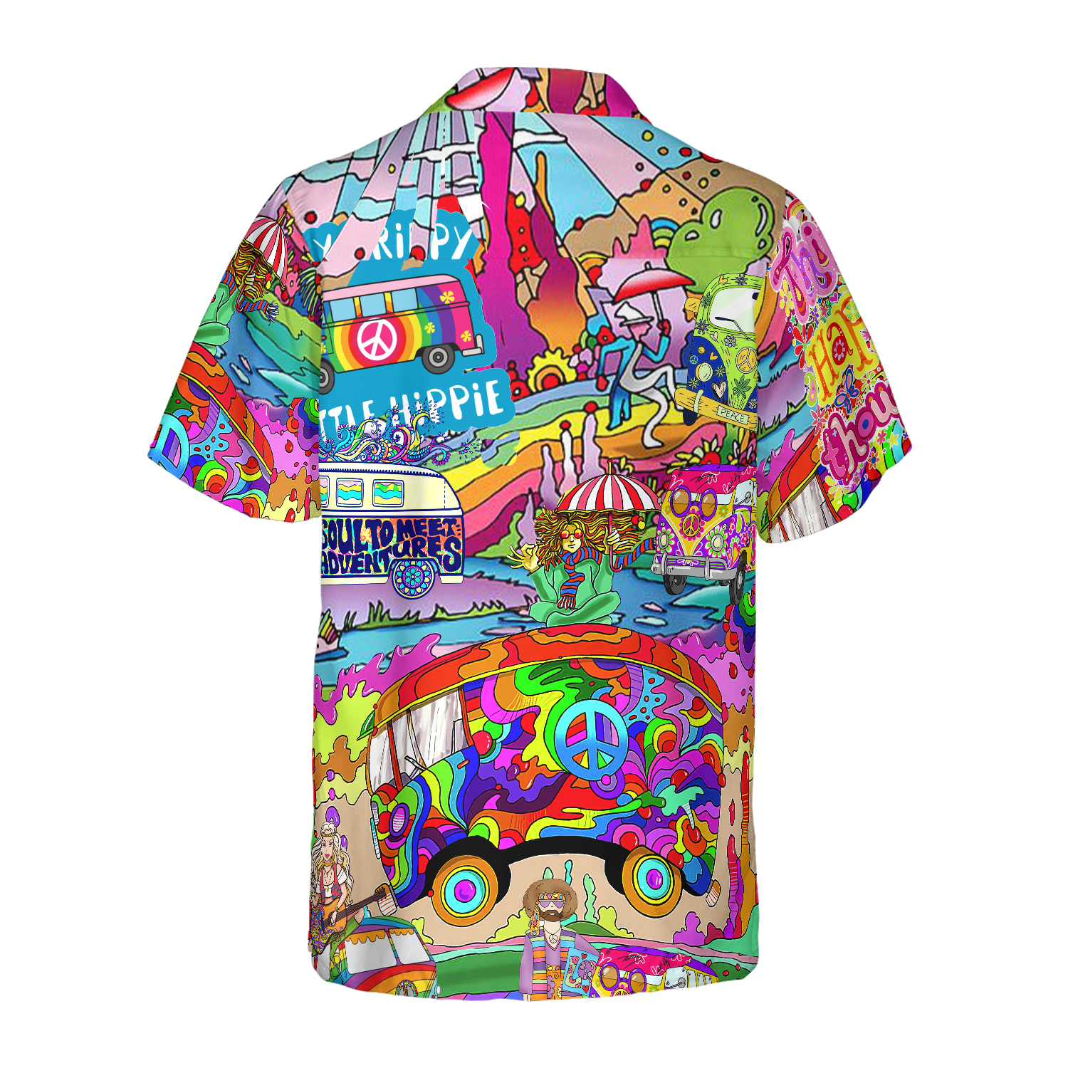 Camping Hippie Stay Trippy Hawaiian Shirt, Best Gift For Camping, Friend, Family