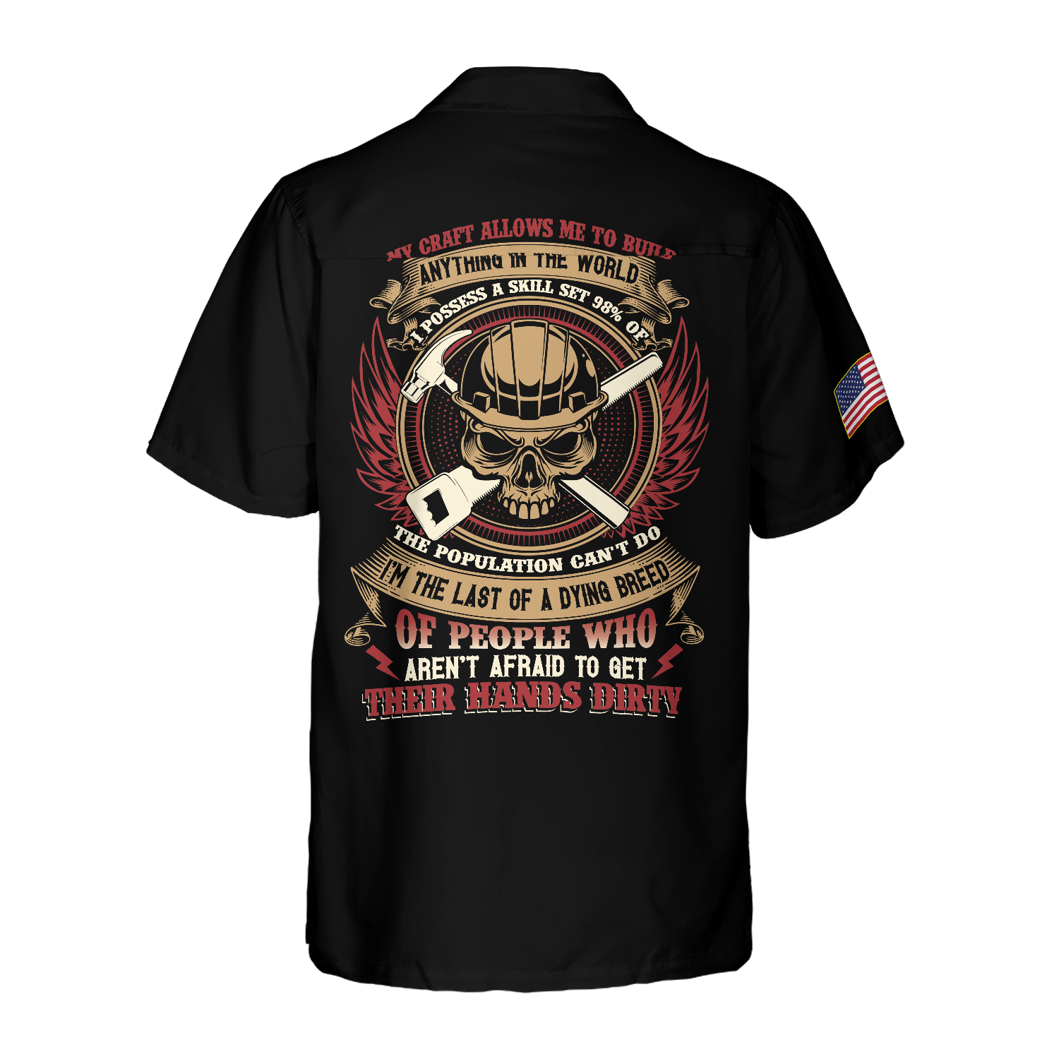 Carpenter My Craft Allows Me To Build Anything Hawaiian Shirt, Best Gift For Carpenter, Friend, Family