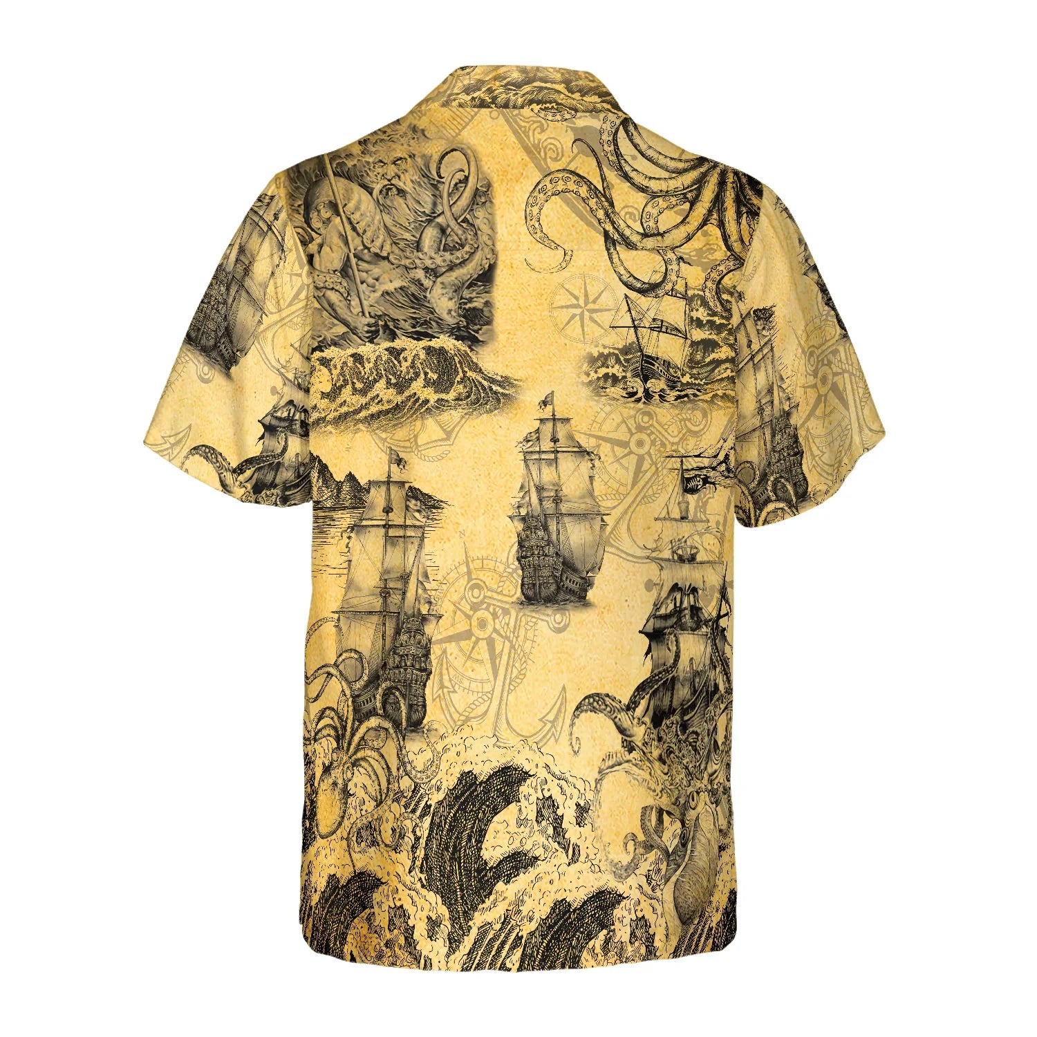 Amazing Octopus Hawaiian Shirt, Vintage Aloha Shirt For Men & Women, Best Gift For Husband, Wife, Boyfriend, Girlfriend, Friend, Family