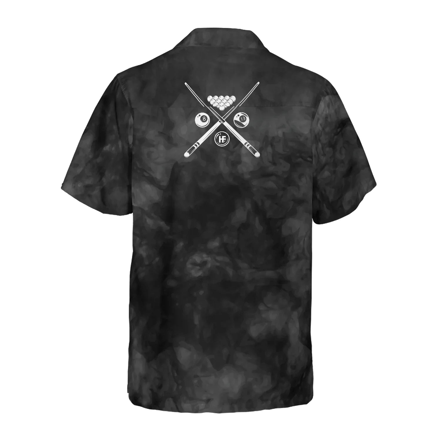 Billiards On Smoke Background Hawaiian Shirt - Best Gift For Husband, Boyfriend