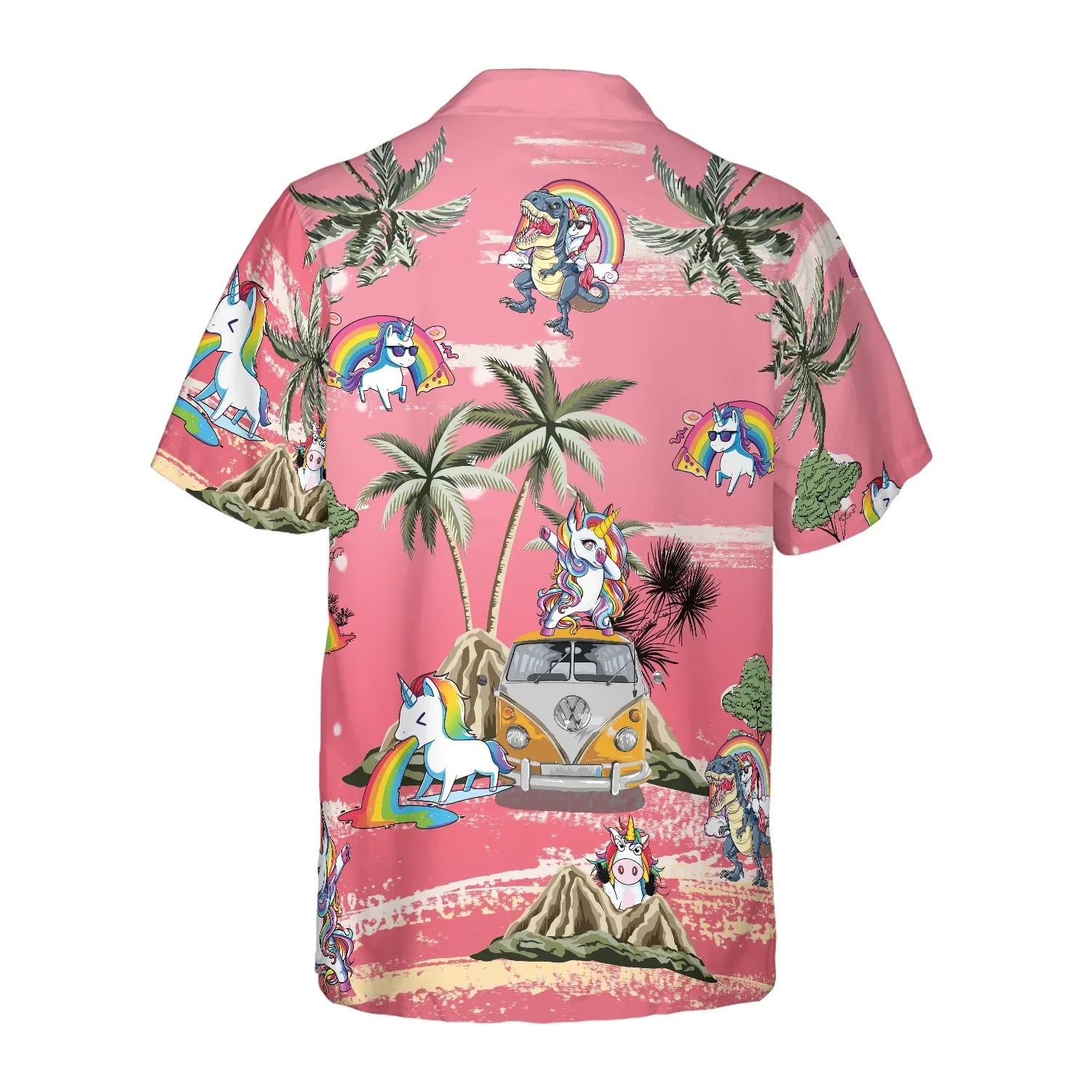 Baby Unicorn Summer Time Hawaiian Shirt, Stylish Unicorn Aloha Shirts for Men And Women, Best Gift For Unicorn Lovers, Husband, Wife, Boyfriend, Girlfriend
