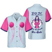 Bowling Balls Hawaiian Shirt, Bowling Aloha Shirt For Men & Women, Best Gift For Bowling Lovers, Husband, Wife, Boyfriend, Girlfriend