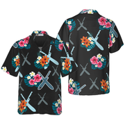 Chef Knives Tropical Hawaiian Shirt, Best Gift For Chef, Friend, Family