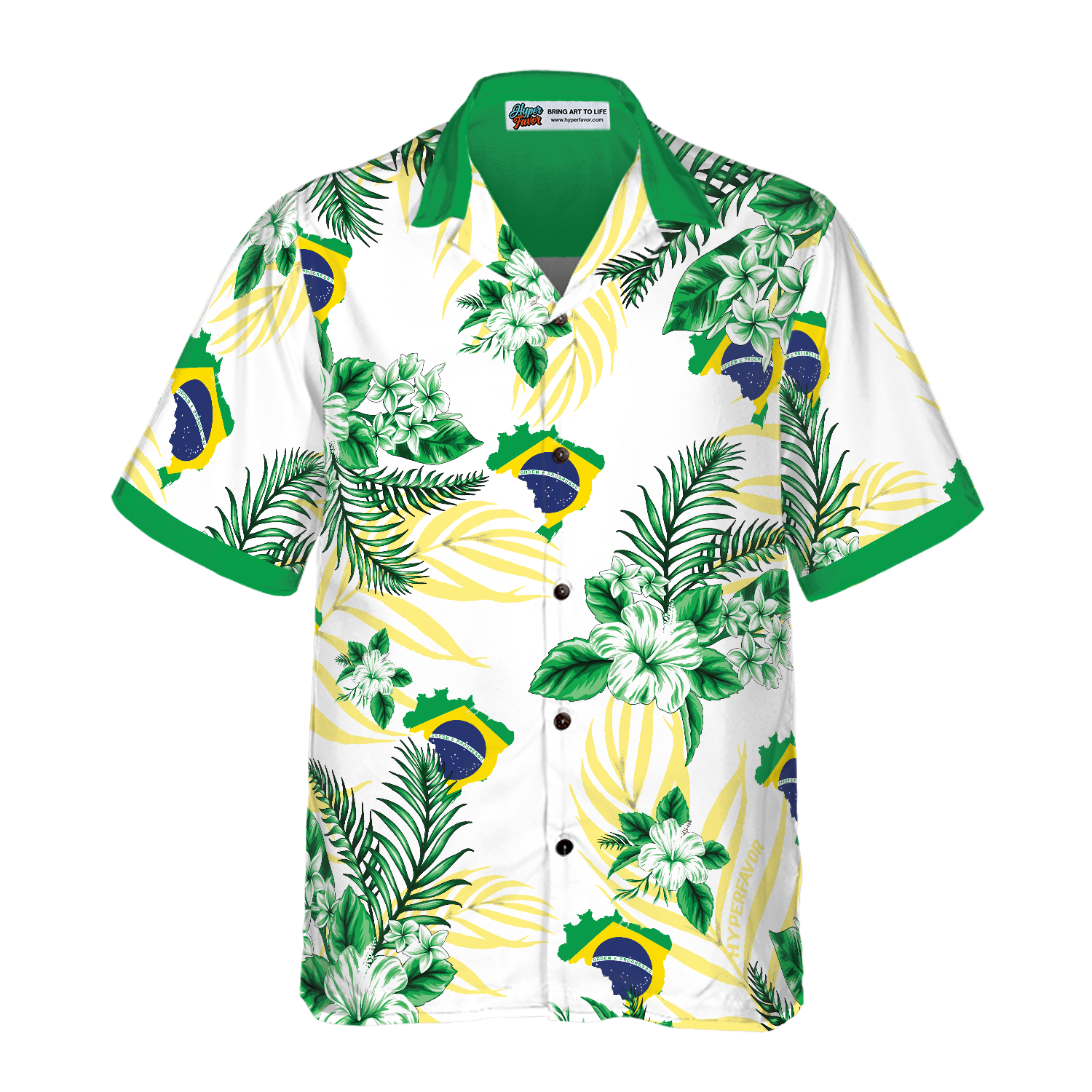 Brazil Proud Hawaiian Shirt, Best Gift For Husband, Wife, Boyfriend, Girlfriend, Friend, Family