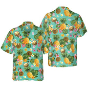 Binance Coin Yellow Tropical Flower Hawaiian Shirt - Perfect Gift For Family, Friends, Husband, Boyfriend, Wife, Girlfriend