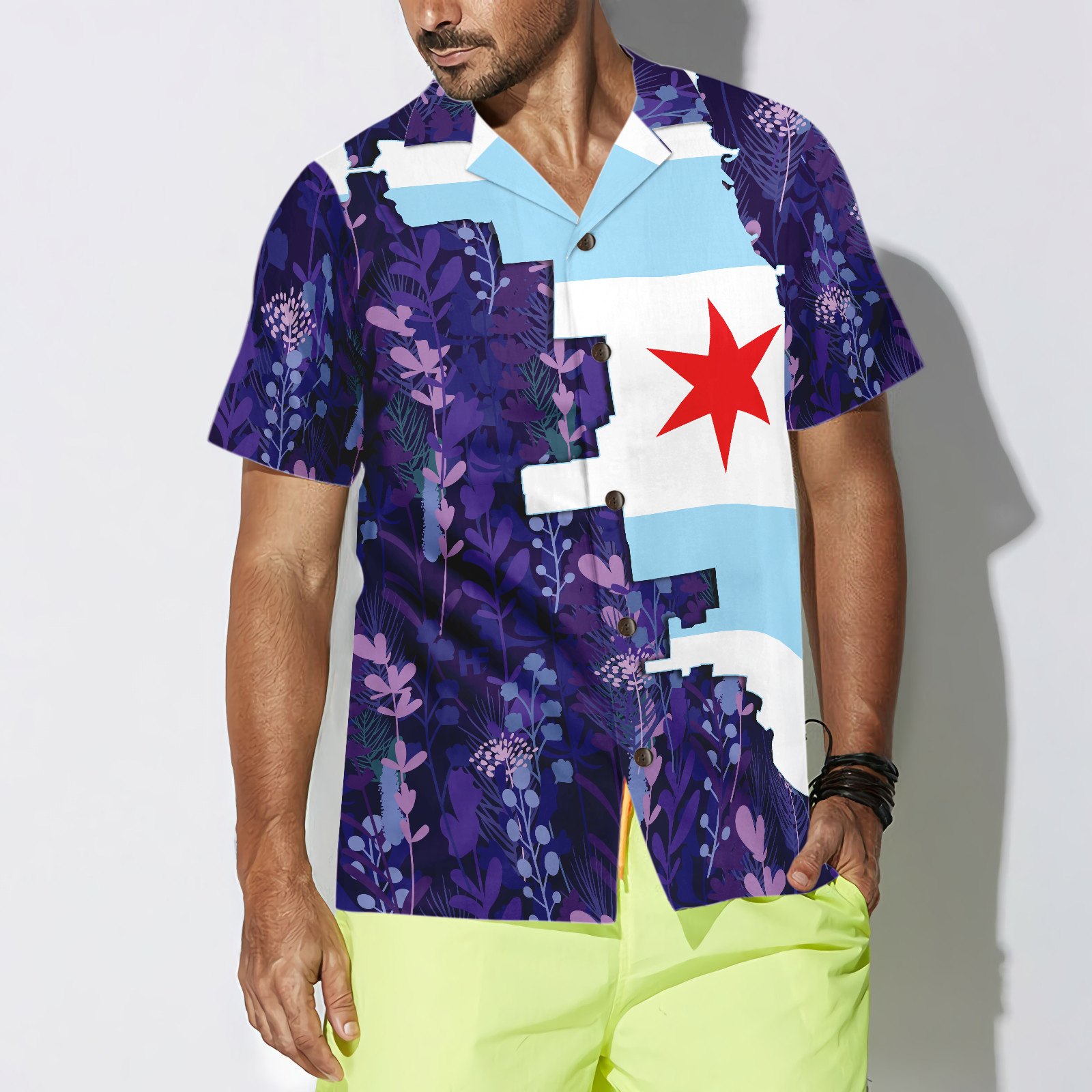 Chicago Bluebonnet Hawaiian Shirt, Gift For Chess Lover, Friend, Family