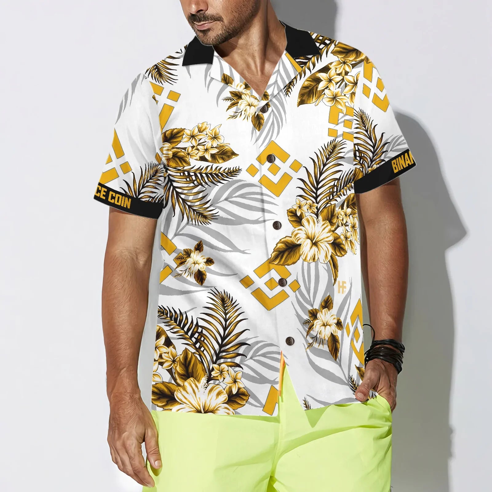 Binance Coin Networking Hawaiian Shirt, Best Gift For Husband, Boyfriend