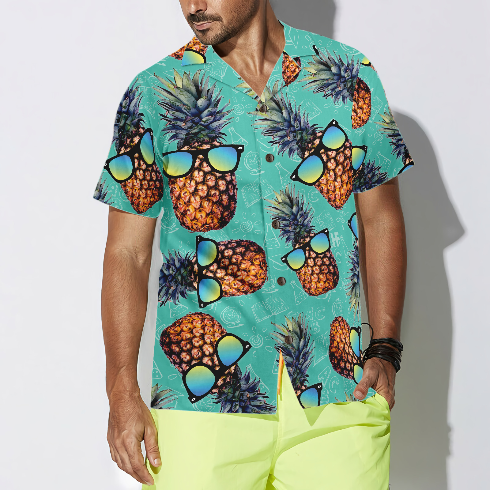 Chill Pineapple Teacher Hawaiian Shirt, Teacher Shirt for Men And Women, Best Gift For Teachers, Friend, Family