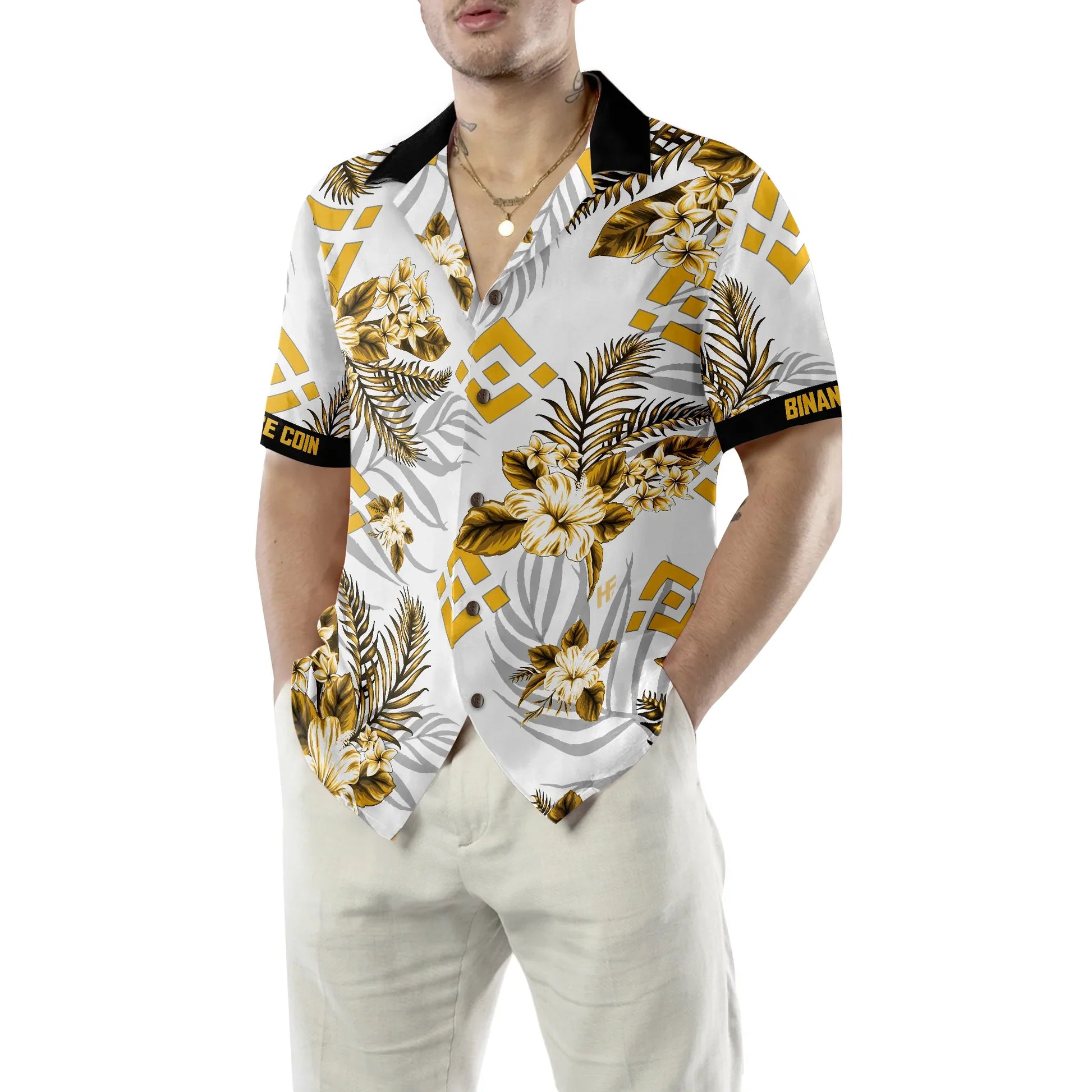 Binance Coin Networking Hawaiian Shirt, Best Gift For Husband, Boyfriend