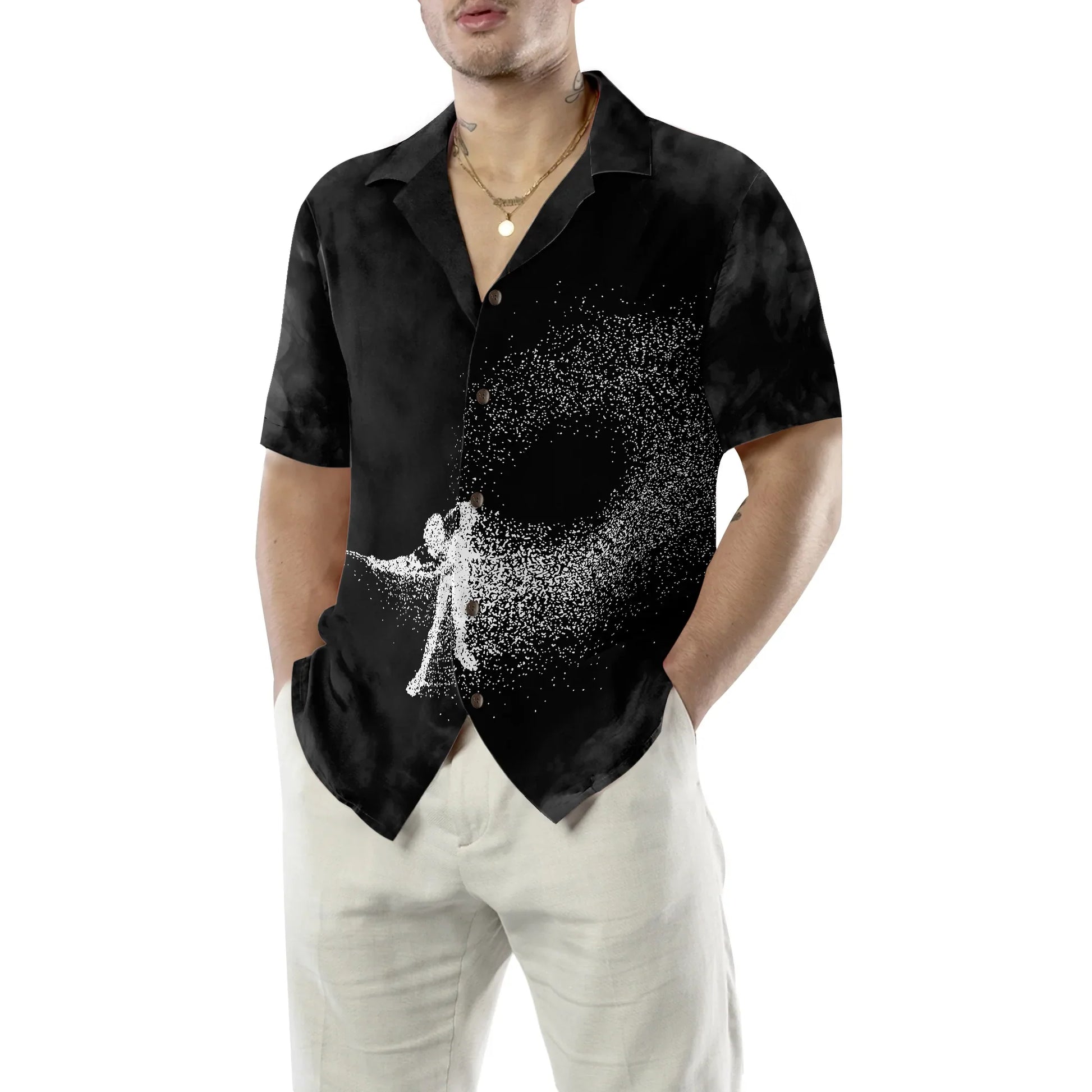 Billiards On Smoke Background Hawaiian Shirt - Best Gift For Husband, Boyfriend