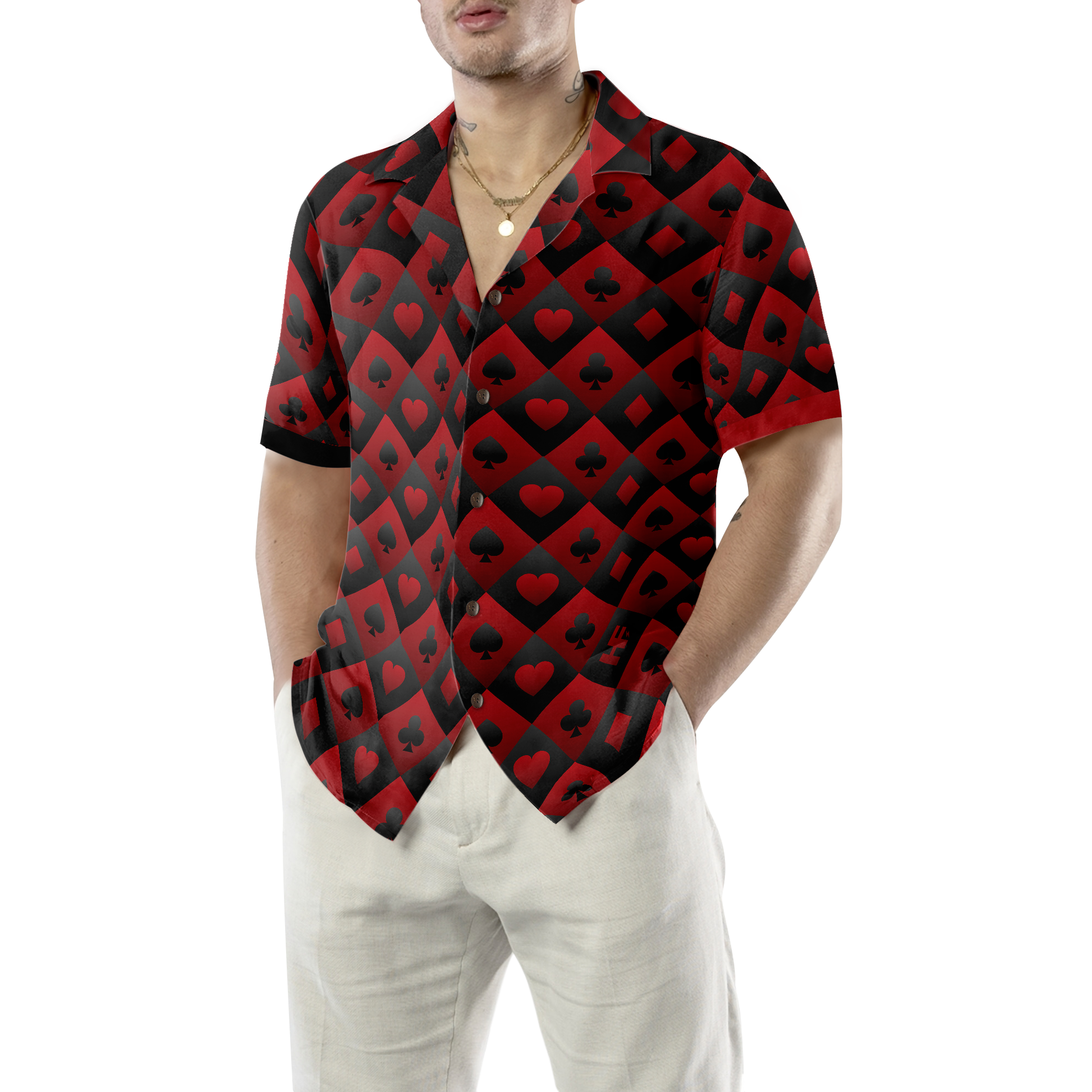 Casino Pattern Hawaiian Shirt, Best Gift For Husband, Wife, Boyfriend, Girlfriend, Friend, Family