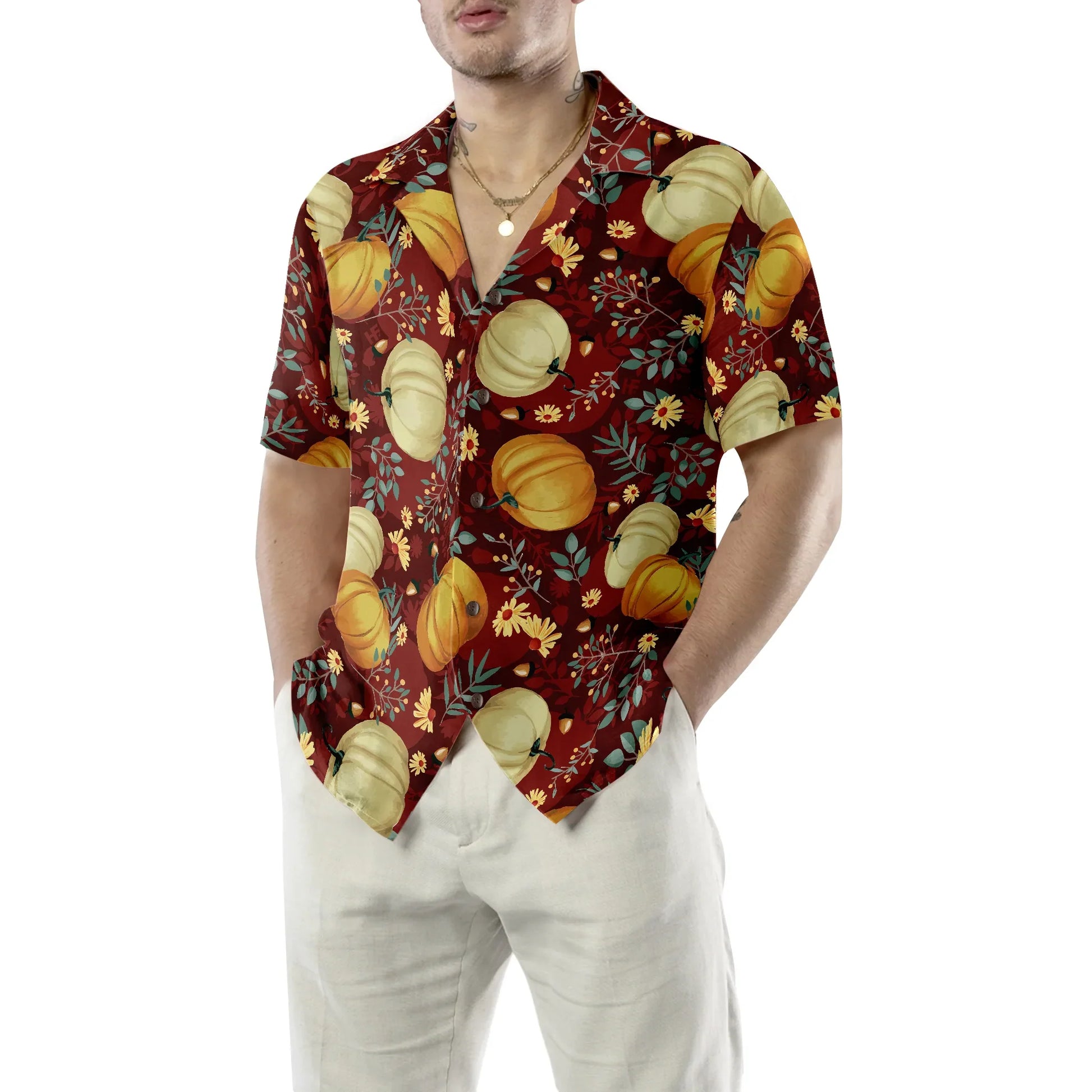 Autumn Thanksgiving Celebration Hawaiian Shirt, Happy Thanksgiving Aloha Shirt For Men & Women, Best Gift For Thanksgiving Day, Husband, Wife, Boyfriend, Girlfriend