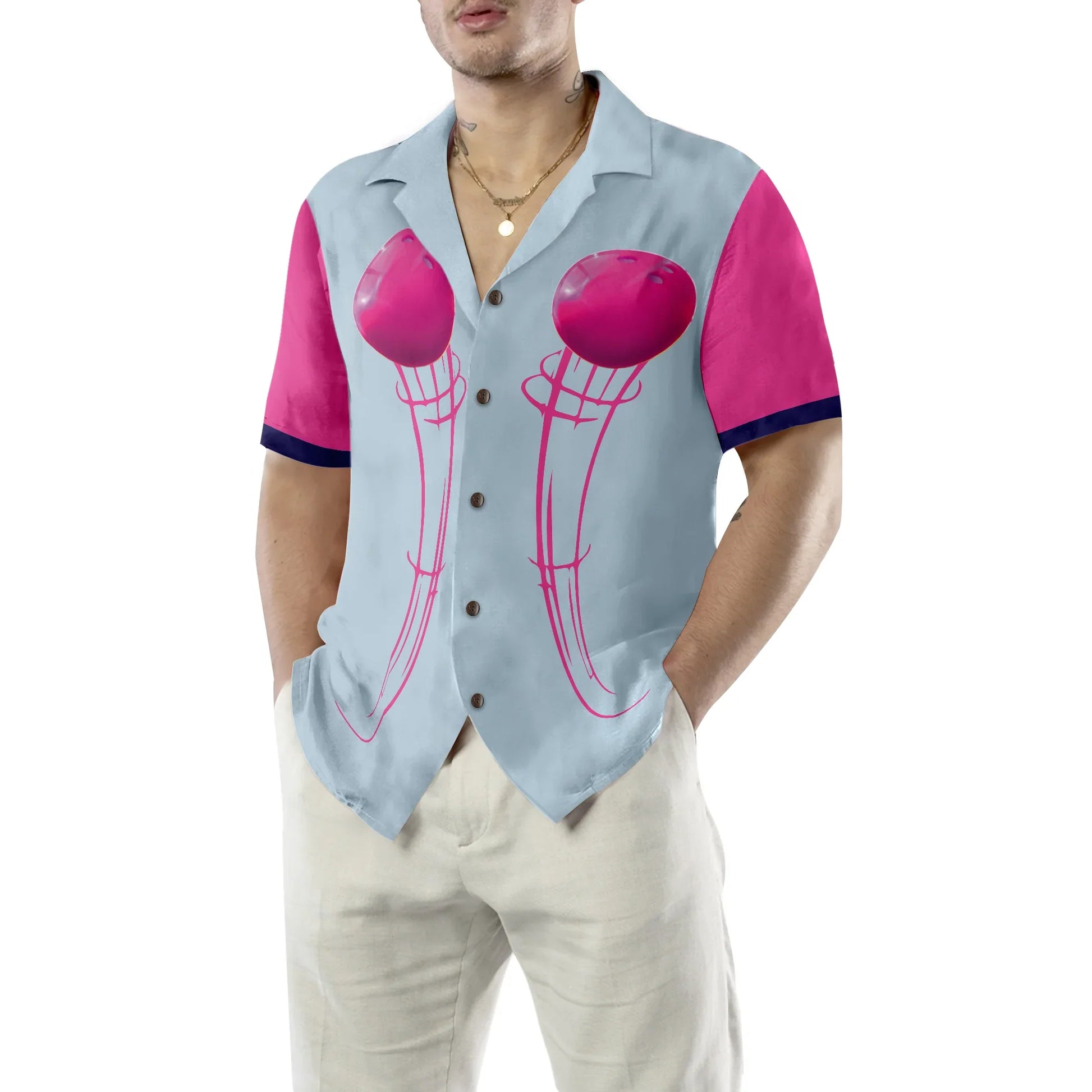 Bowling Balls Hawaiian Shirt, Bowling Aloha Shirt For Men & Women, Best Gift For Bowling Lovers, Husband, Wife, Boyfriend, Girlfriend