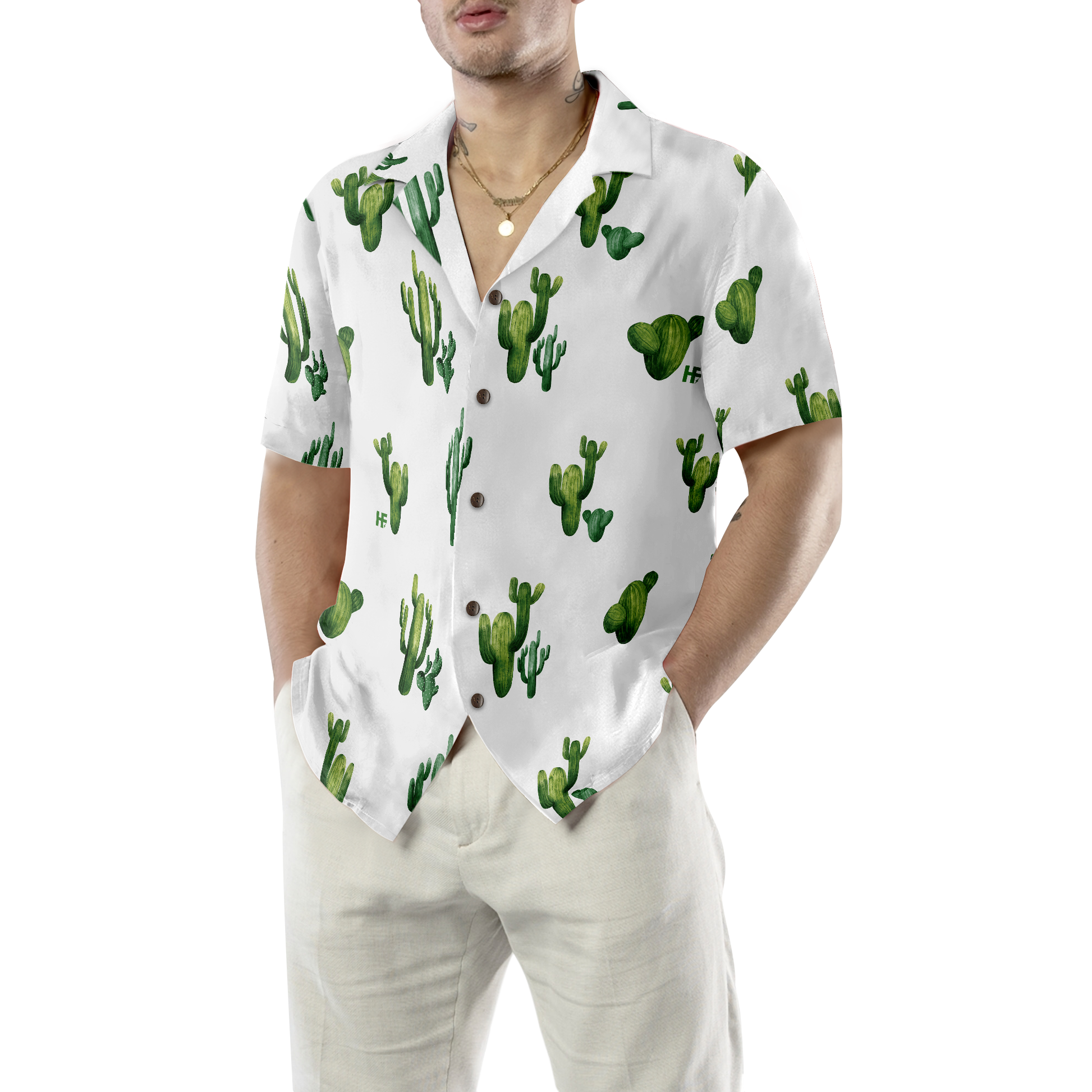 Cactus Plant Hawaiian Shirt, Best Gift For Husband, Wife, Boyfriend, Girlfriend, Friend, Family