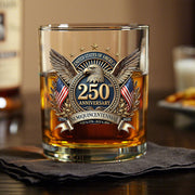 United Ststes Of America 250th Anniversary Semiquincentennial Whiskey Glass CH07 910324