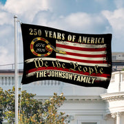 Personalized 250 Years Of America - We The People Banner House Flag HO82 900972