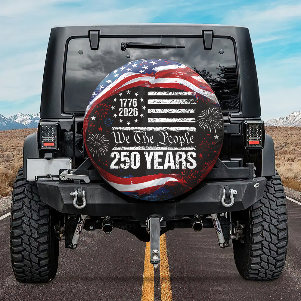 250 Years USA 250th Birthday 1776-2026 Eagle Tire Cover Gift for Family HA75 898592