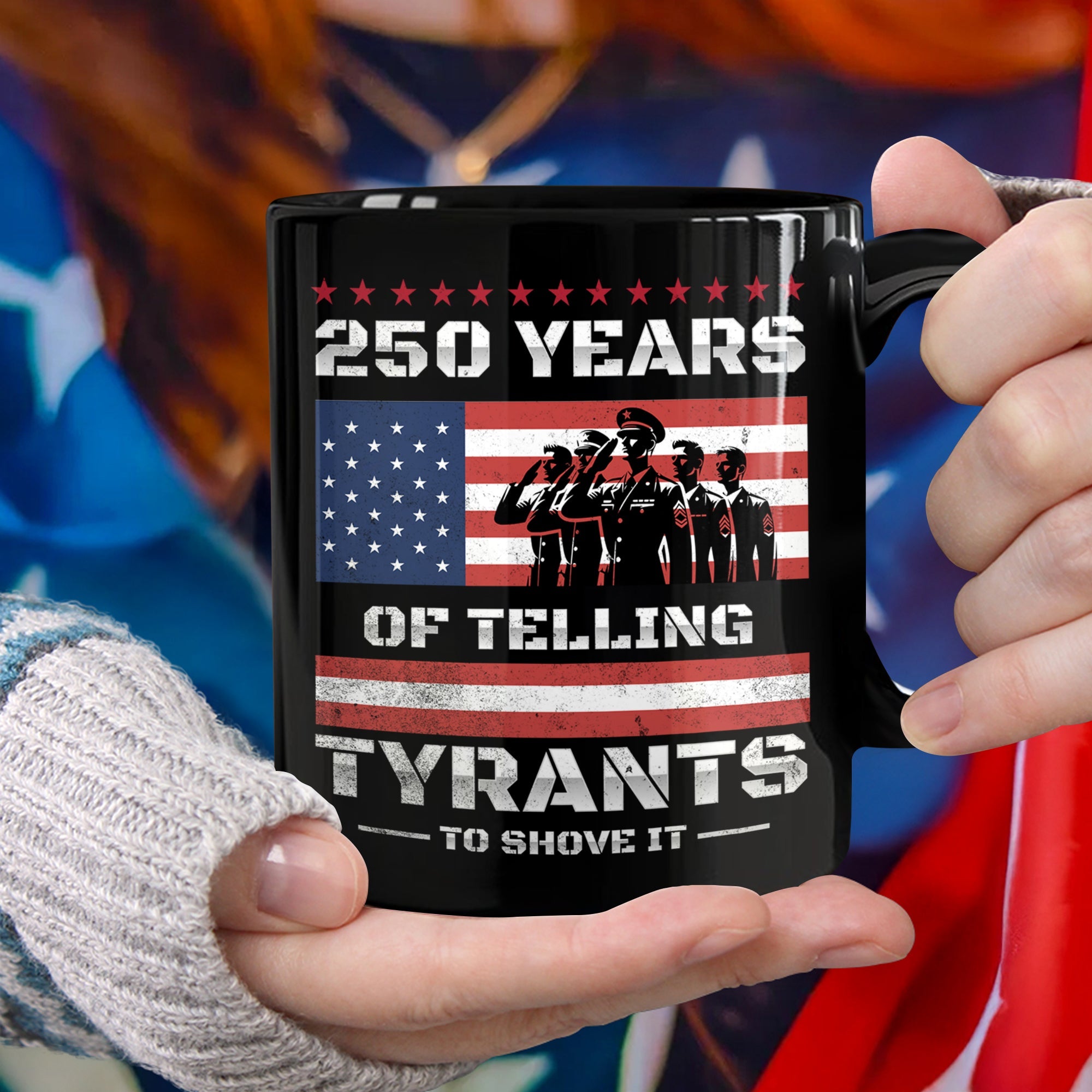 250 Years USA 250th Anniversary America Celebration Black Mug CH07 896742