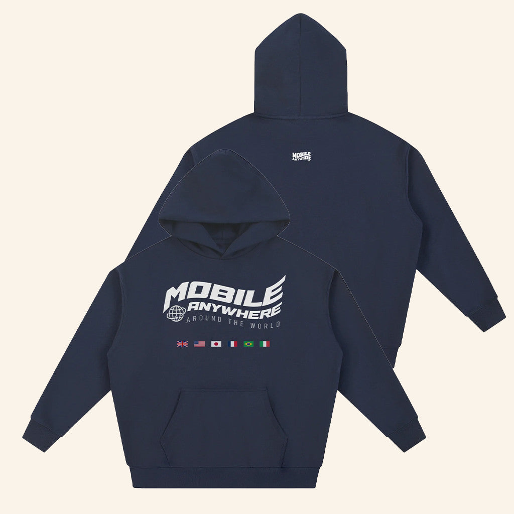 Mobile Anywhere Co Merch Around The World Hoodie Best Gifts For Husband - Thriftgiftshop