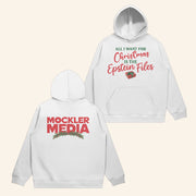 Mockler Media Merch All I Want For Christmas Is The Epstein Files Hoodie Xmas Gifts For Men - Thriftgiftshop