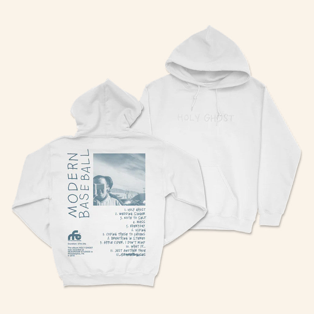 Modern Baseball Merch Holo Ghost Hoodie Music Lover Gifts For Him - Thriftgiftshop