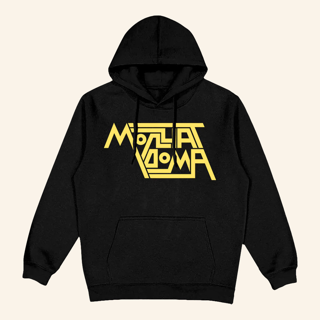Molchat Doma Merch Classic Logo Black Hoodie Gifts For Band Lovers - Thriftgiftshop