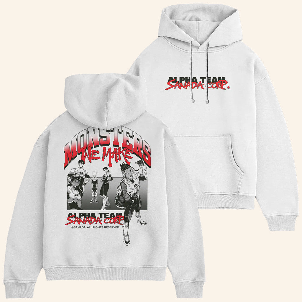 Monsters We Make Merch Alpha Team Hoodie Unique Gift For Boyfriend - Thriftgiftshop